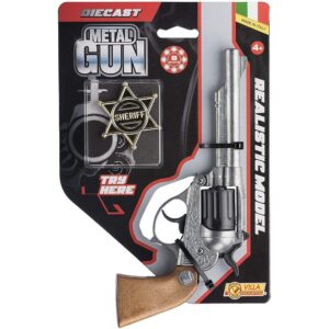 Villa giocattoli pistola giocattolo metallico gun alabama old try me 61592 - -- No Brand --