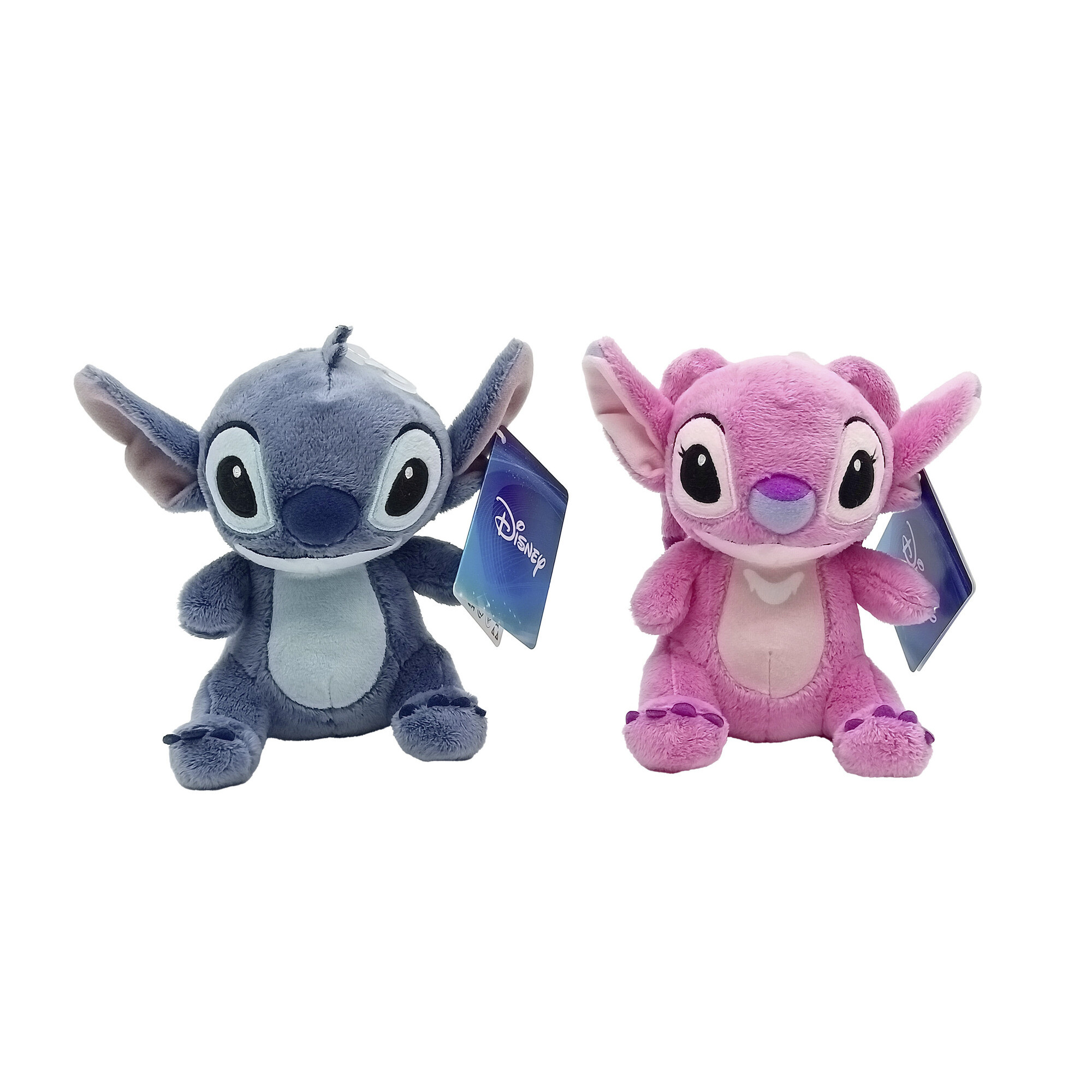 Peluche stitch e angel mini 20 cm, morbidi e sicuri per i più piccoli- simba - Disney Stitch