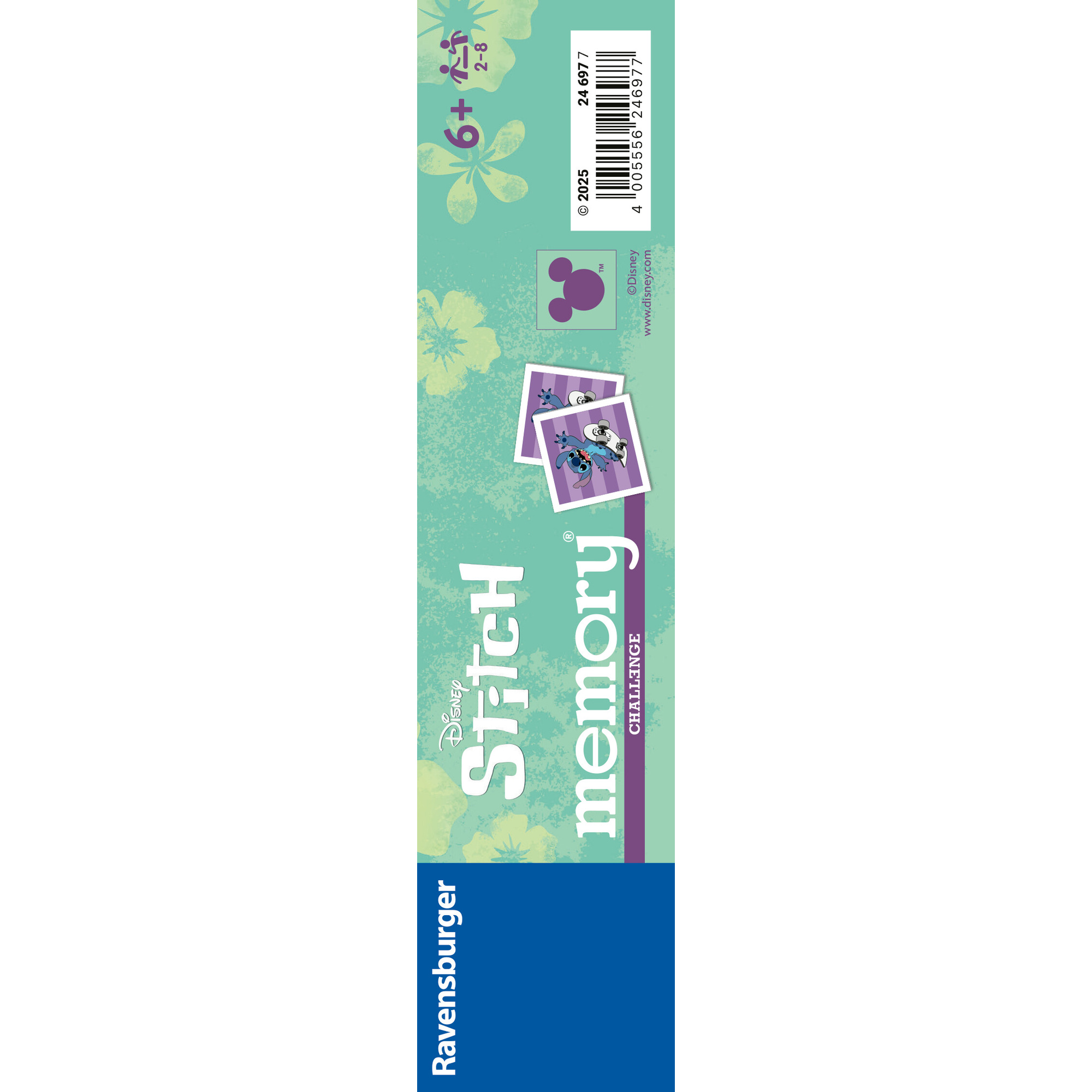 Ravensburger memory stitch challenge - gioco di memoria con 64 carte, 6+ anni - Disney Stitch