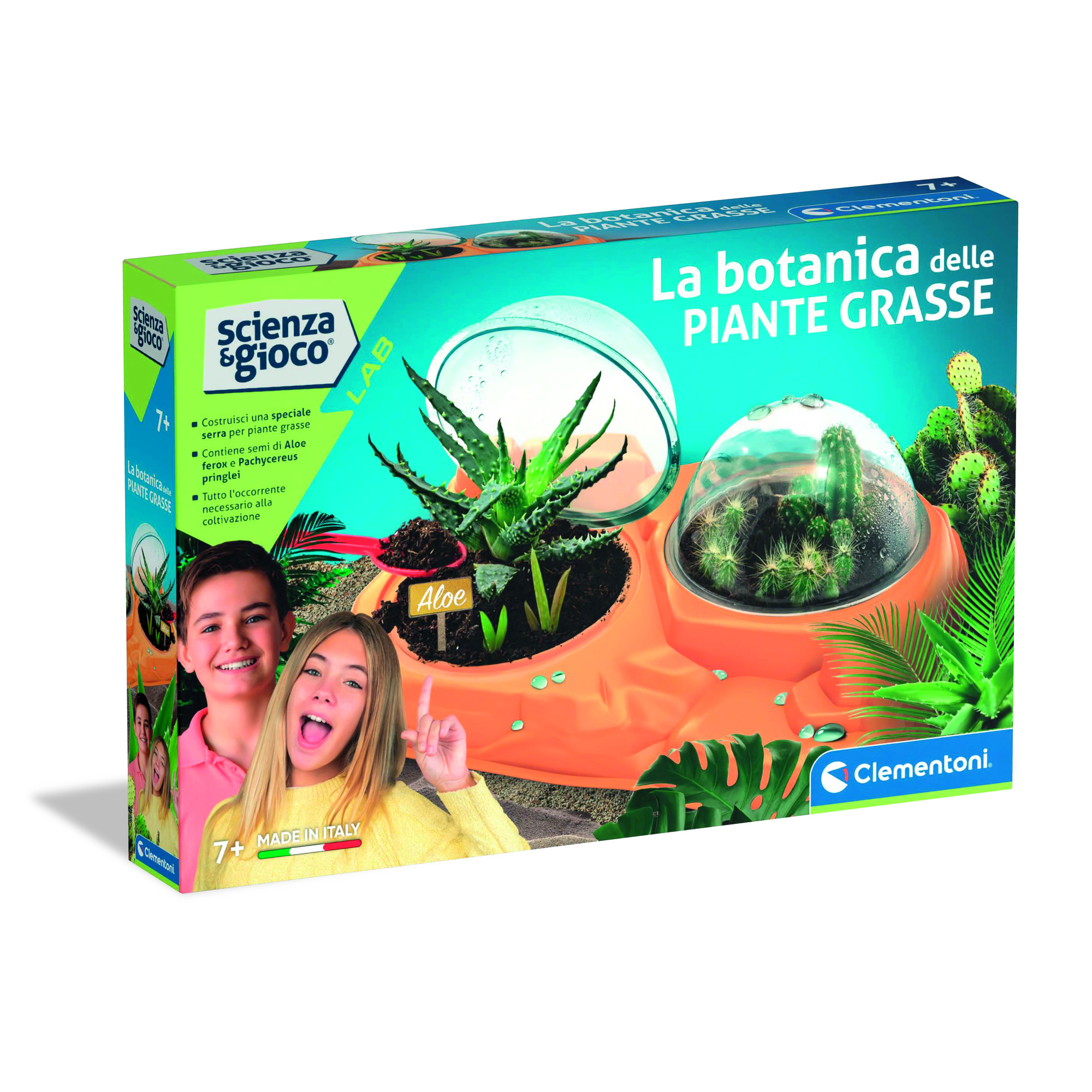 Clementoni scienza & gioco botanica delle piante grasse 19422 – gioco educativo botanica - CLEMENTONI
