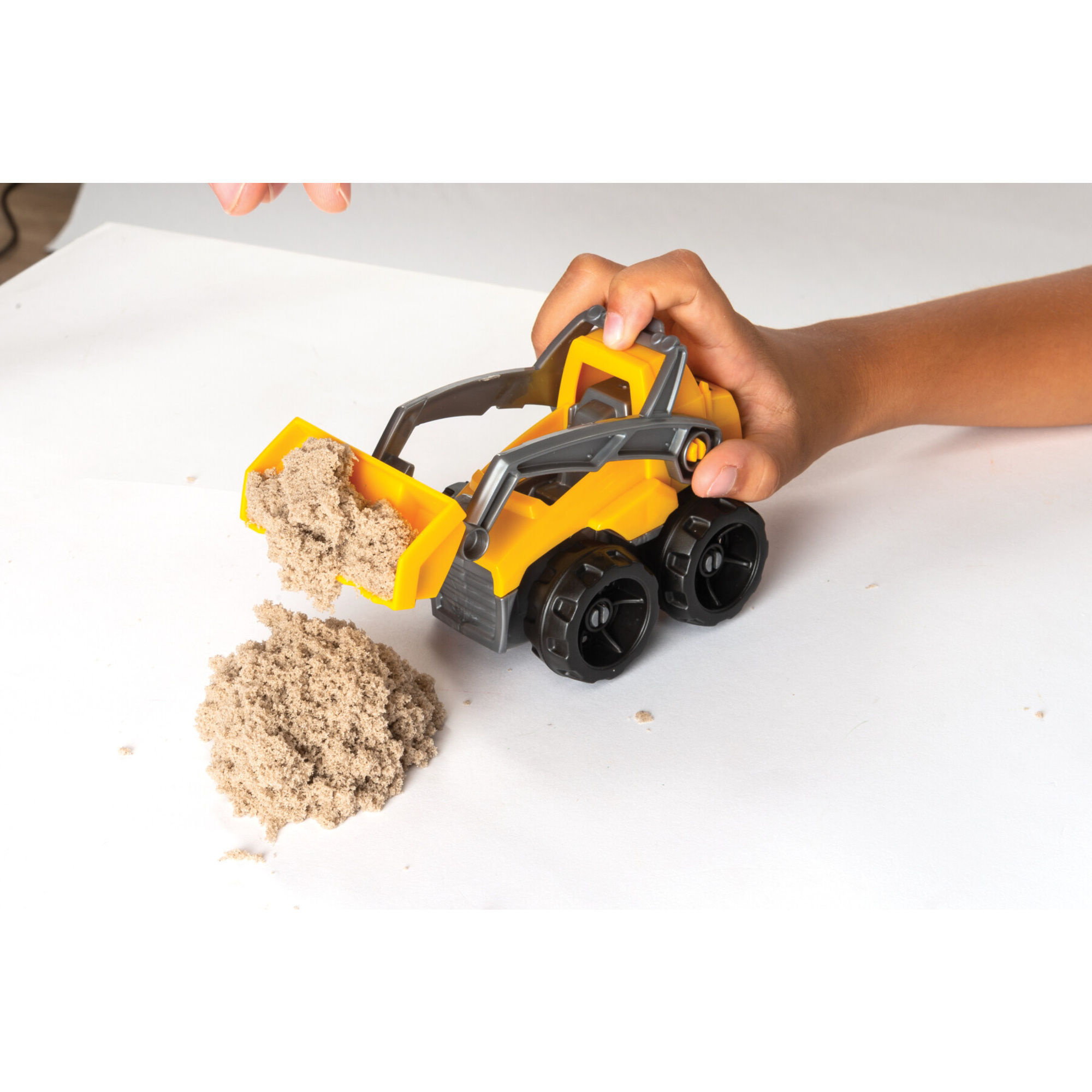 Kinetic sand set cantiere – set completo per costruzioni con sabbia cinetica - KINETIC SAND