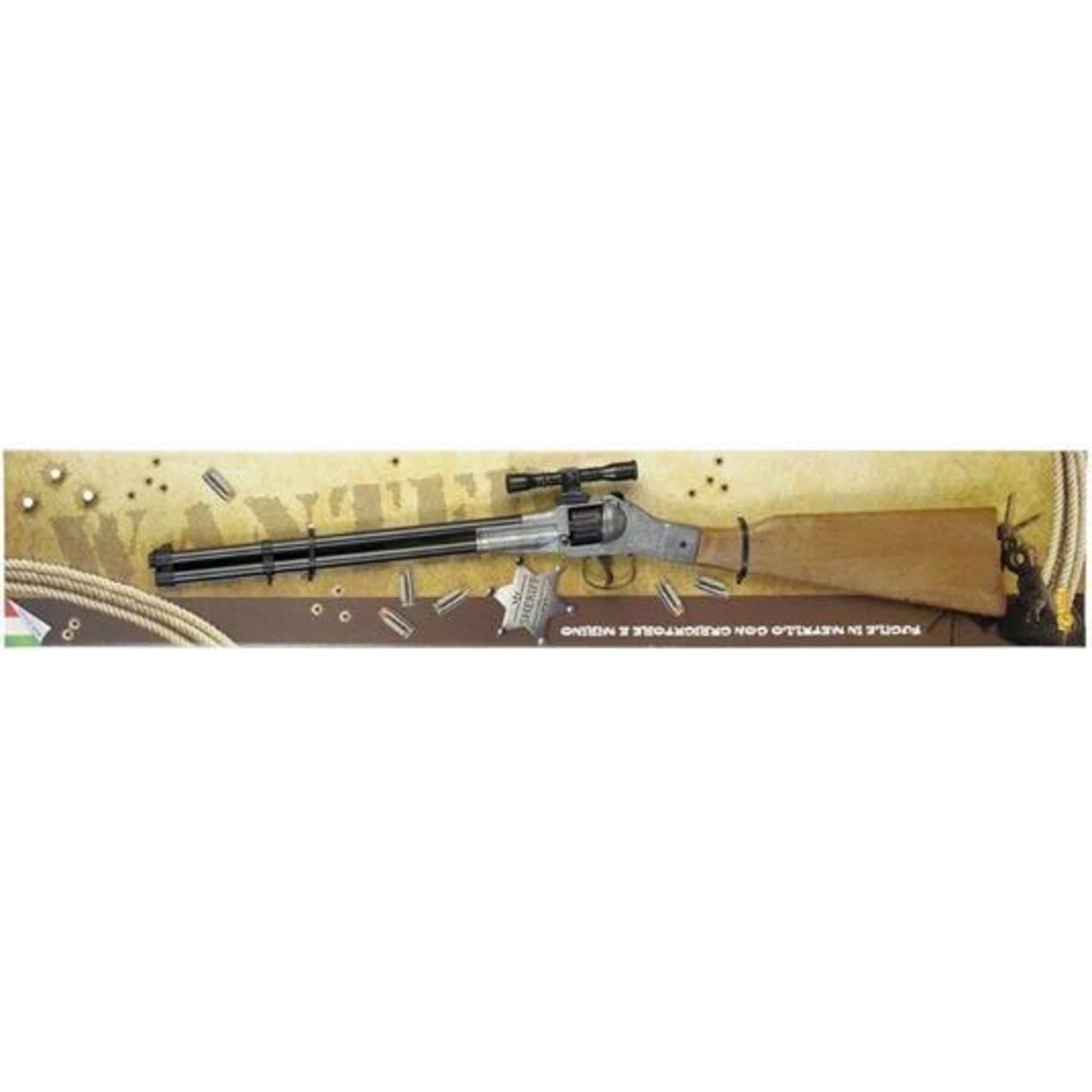 Fucile 8 colpi sheriff old metal – giocattolo da collezione in metallo - 