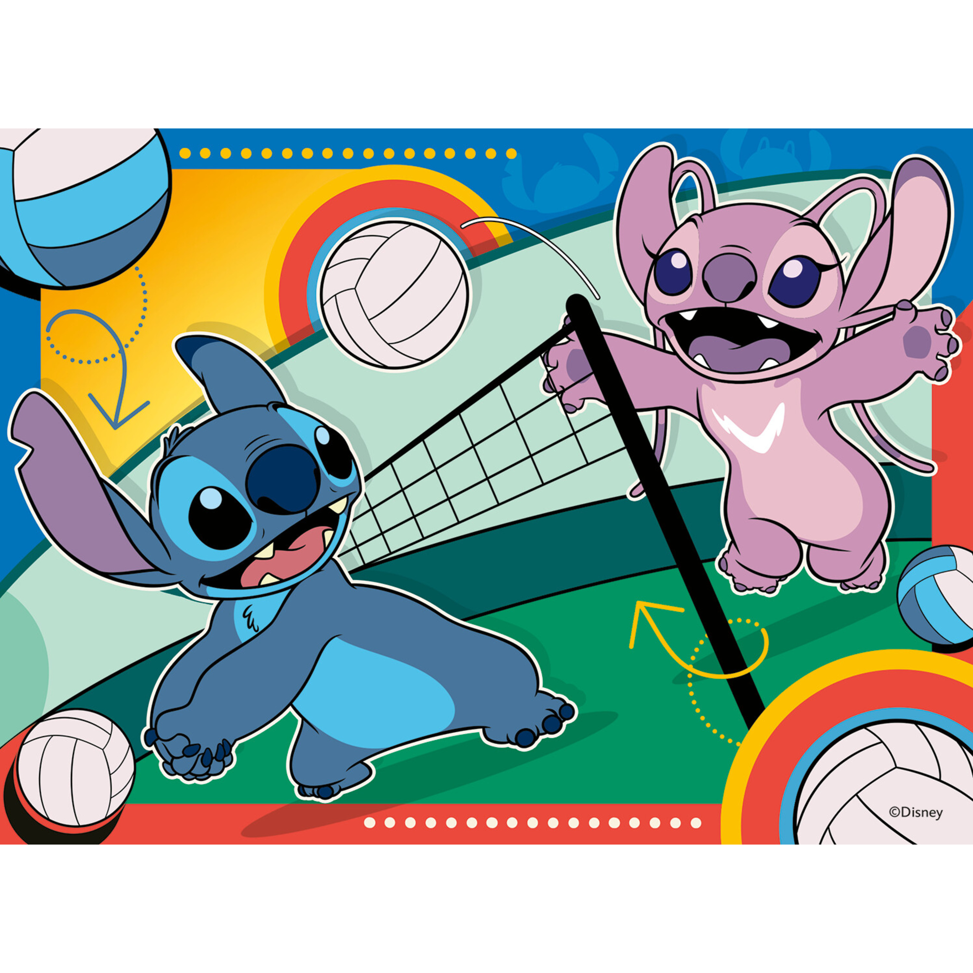 Ravensburger - puzzle disney stitch - set 4 in 1 | 4 puzzle (12-16-20-24 pezzi) -età 3+ - Disney Stitch