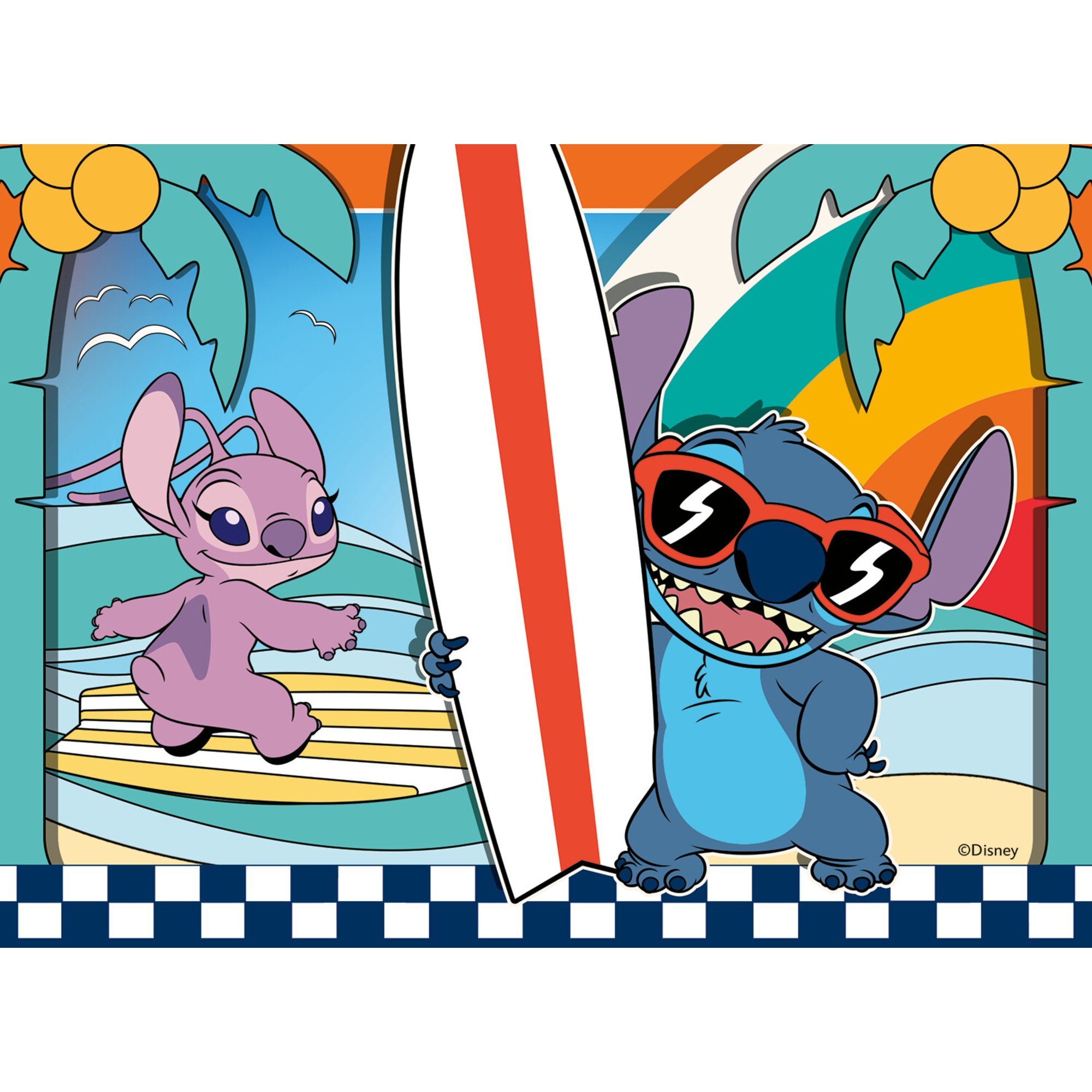 Ravensburger - puzzle disney stitch - set 4 in 1 | 4 puzzle (12-16-20-24 pezzi) -età 3+ - Disney Stitch