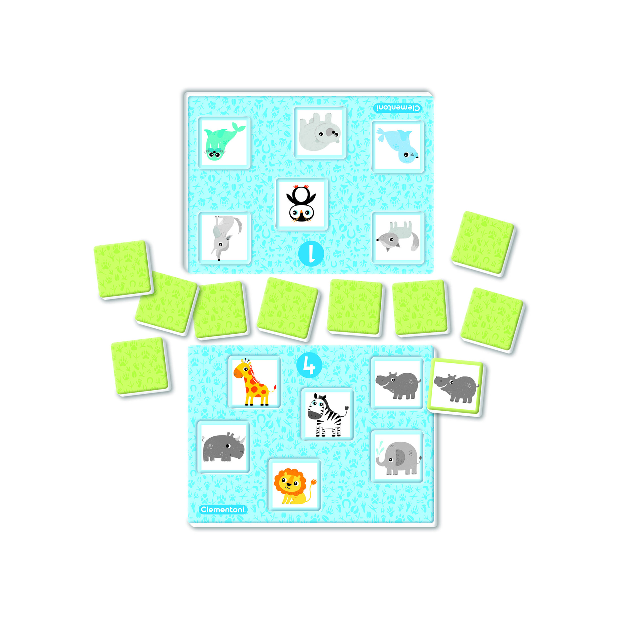 Clementoni tombola degli animali 16842 – gioco tradizionale tombola per bambini - SAPIENTINO