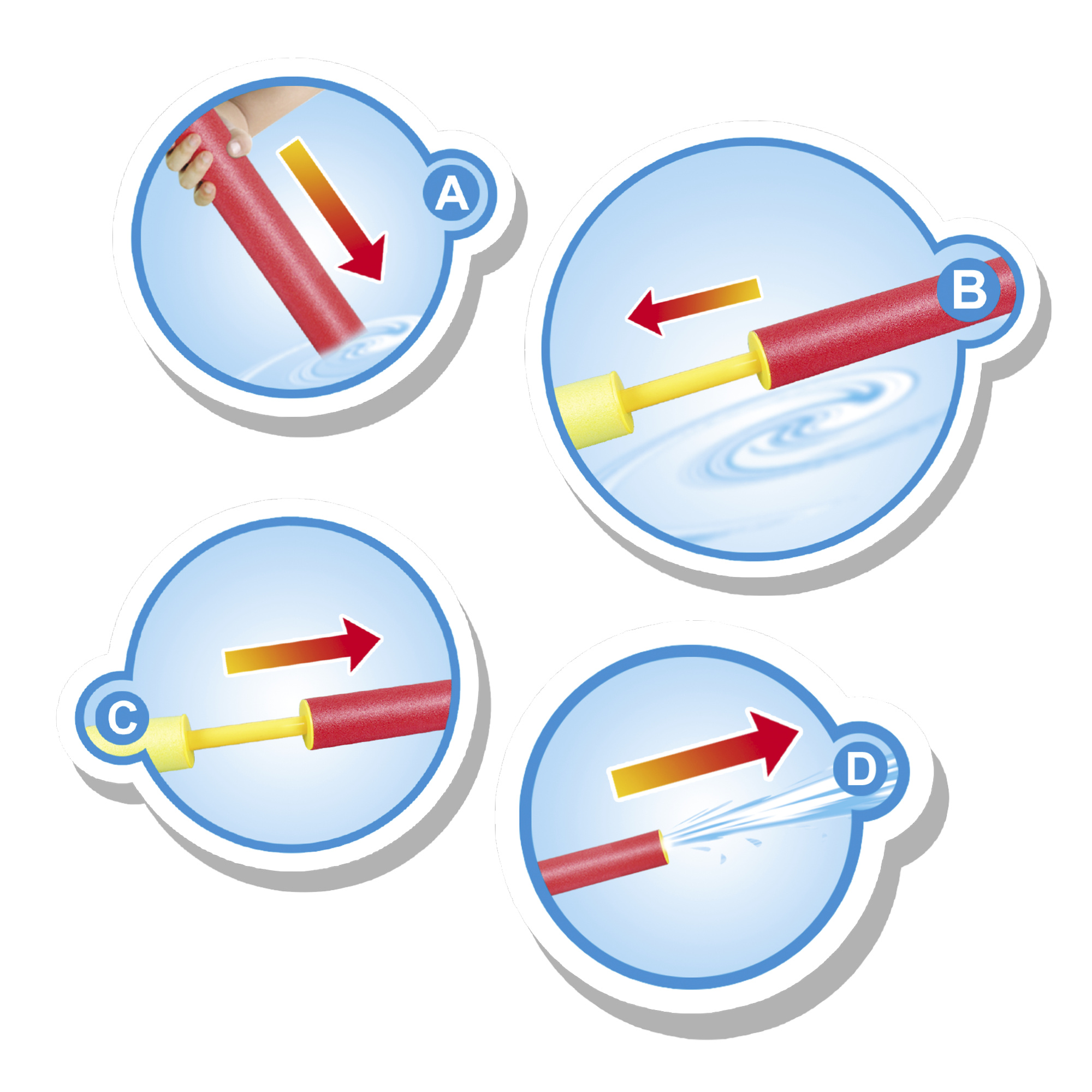 Tubo spara acqua - 3+ - sun & sport - SUN&SPORT