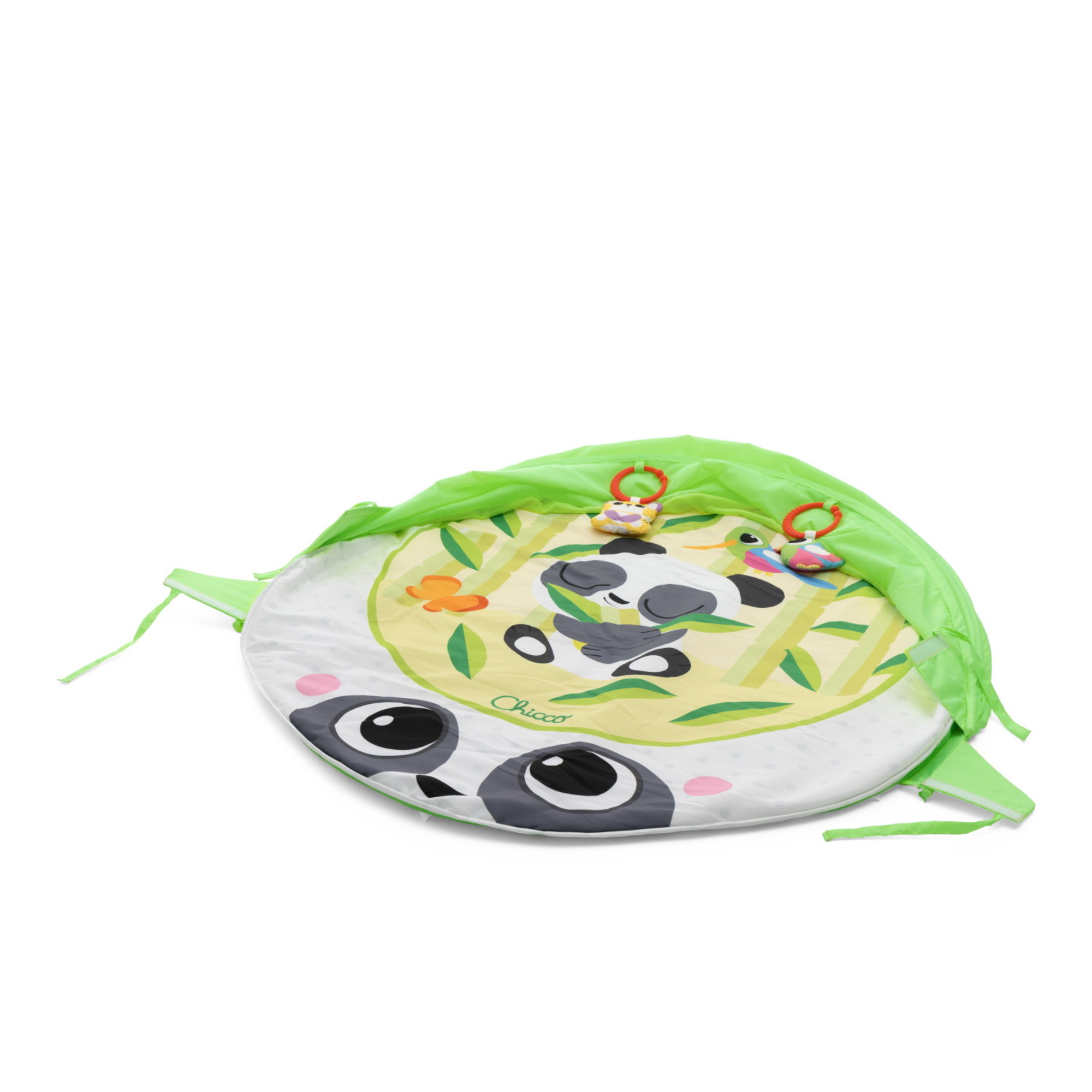 Palestrina in&out playgym evolutiva per bambini - area gioco panda, cappottina protezione sole e vento - 0m+ -chicco - Chicco