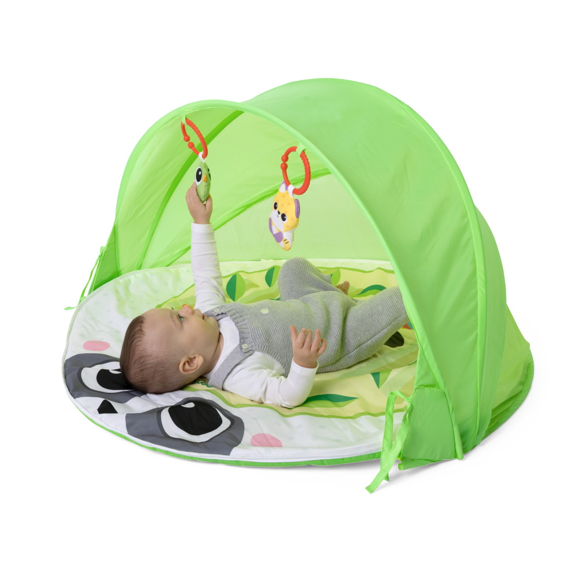 Palestrina in&out playgym evolutiva per bambini - area gioco panda, cappottina protezione sole e vento - 0m+ -chicco - Chicco