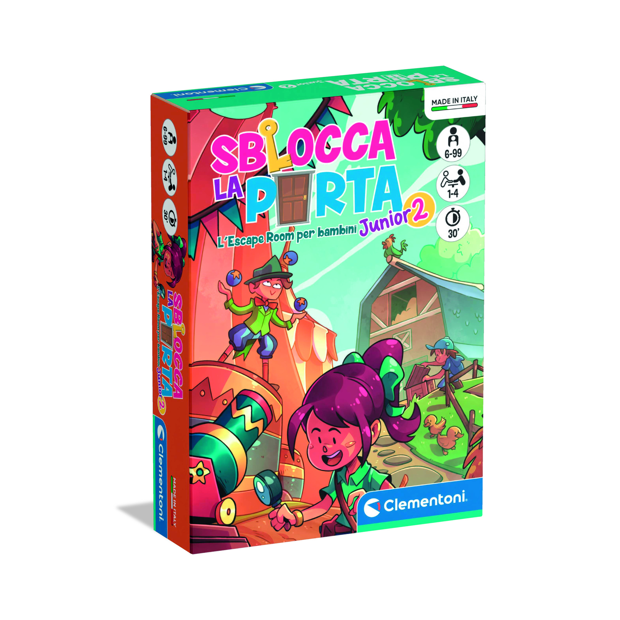 Clementoni sblocca la porta junior 2 16588 – gioco educativo per bambini - CLEMENTONI