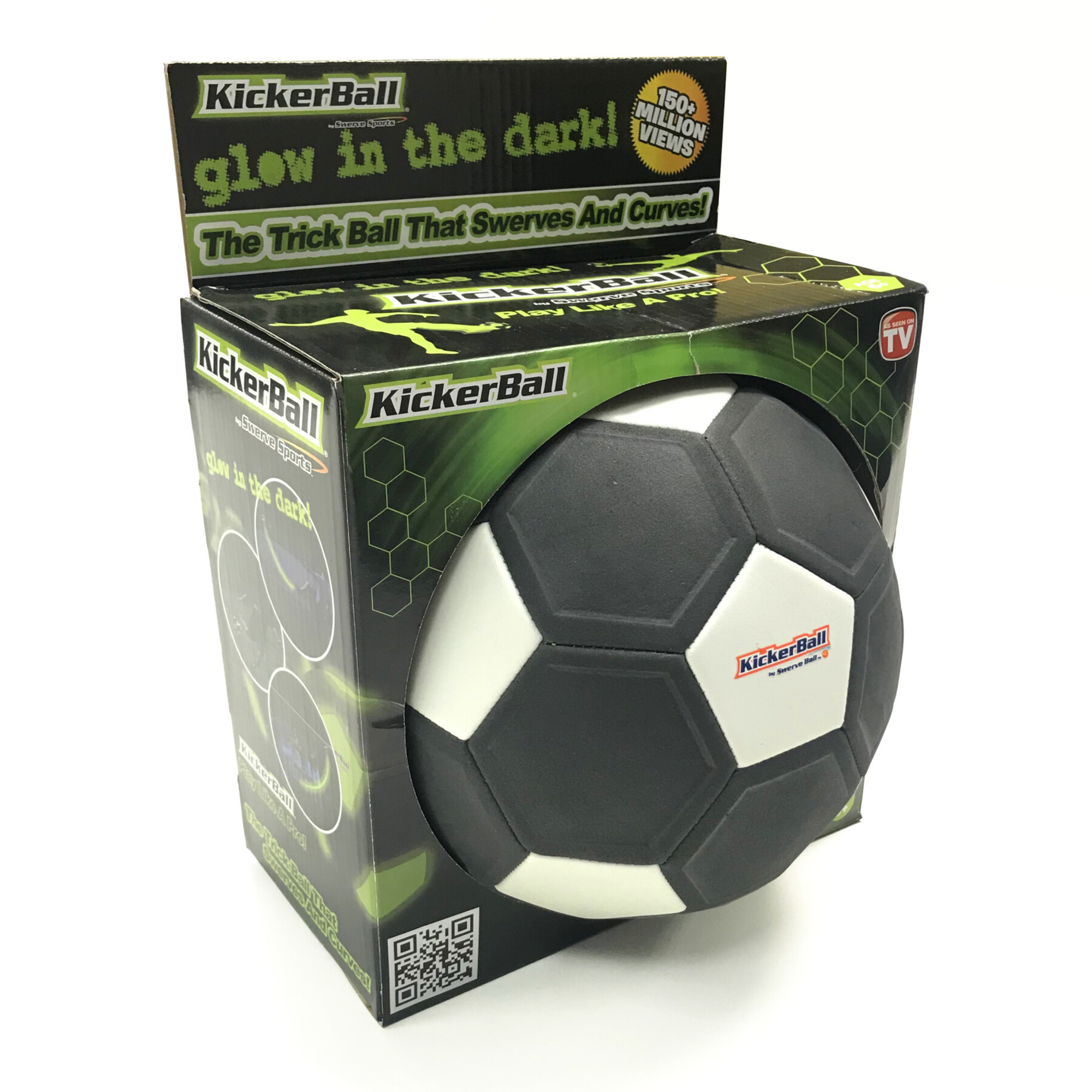 Kickerball - la palla con effetti rotanti e curvi che trasforma ogni tiro in un capolavoro - con effetti luminosi al buio - -- No Brand --