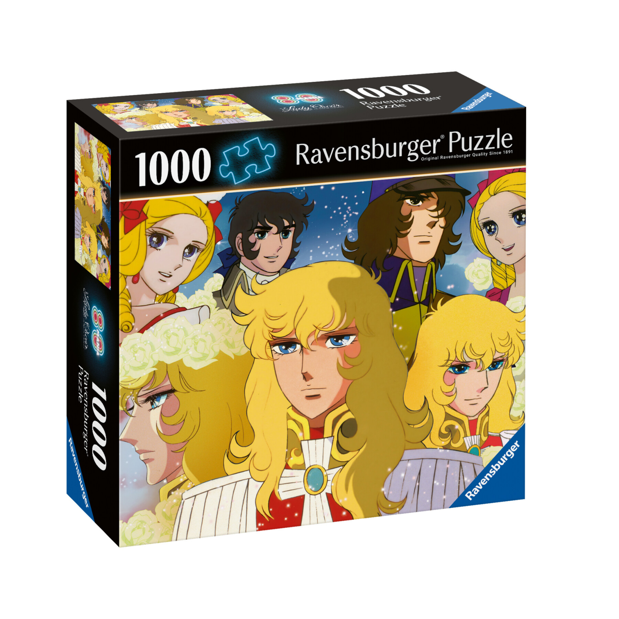 Ravensburger puzzle lady oscar - 1000 pezzi + poster - icona degli anni '80 - RAVENSBURGER