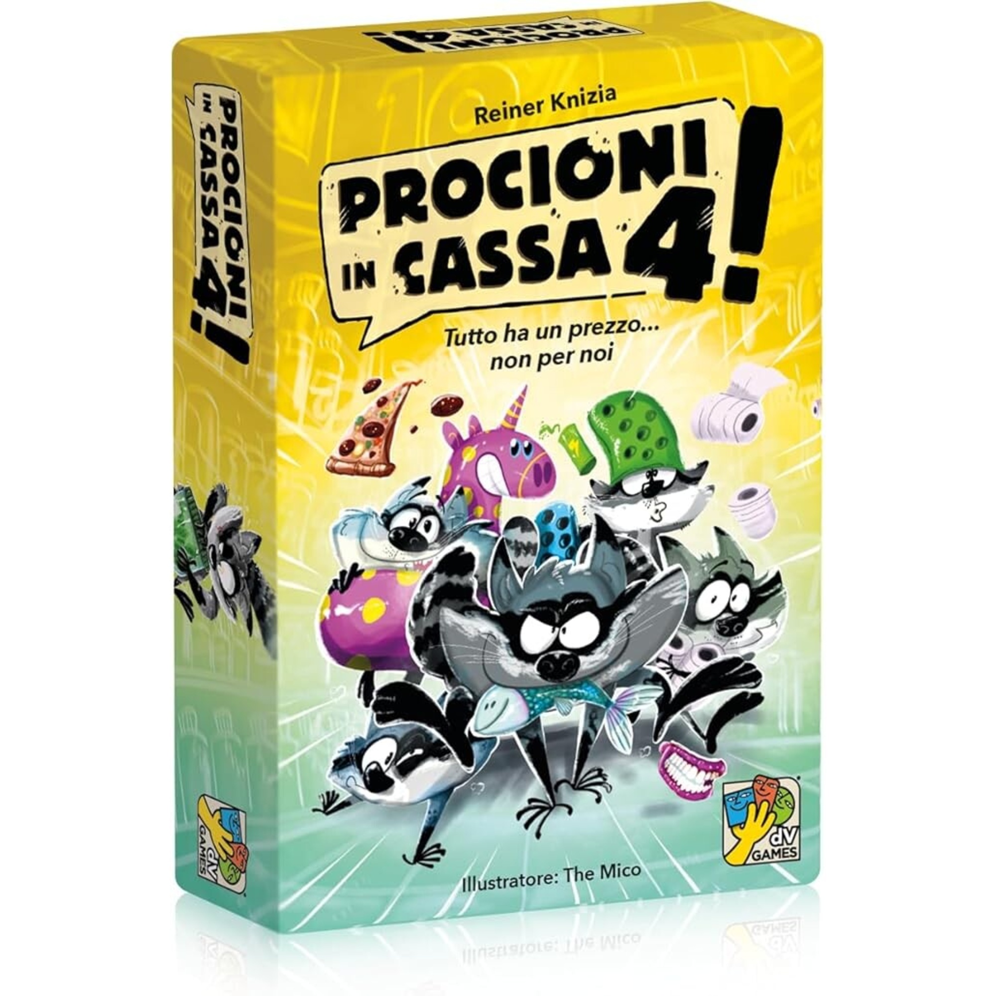 Procioni in cassa 4 – il gioco di carte veloce e divertente per tutti - 2-5 giocatori - 7+ - -- No Brand --