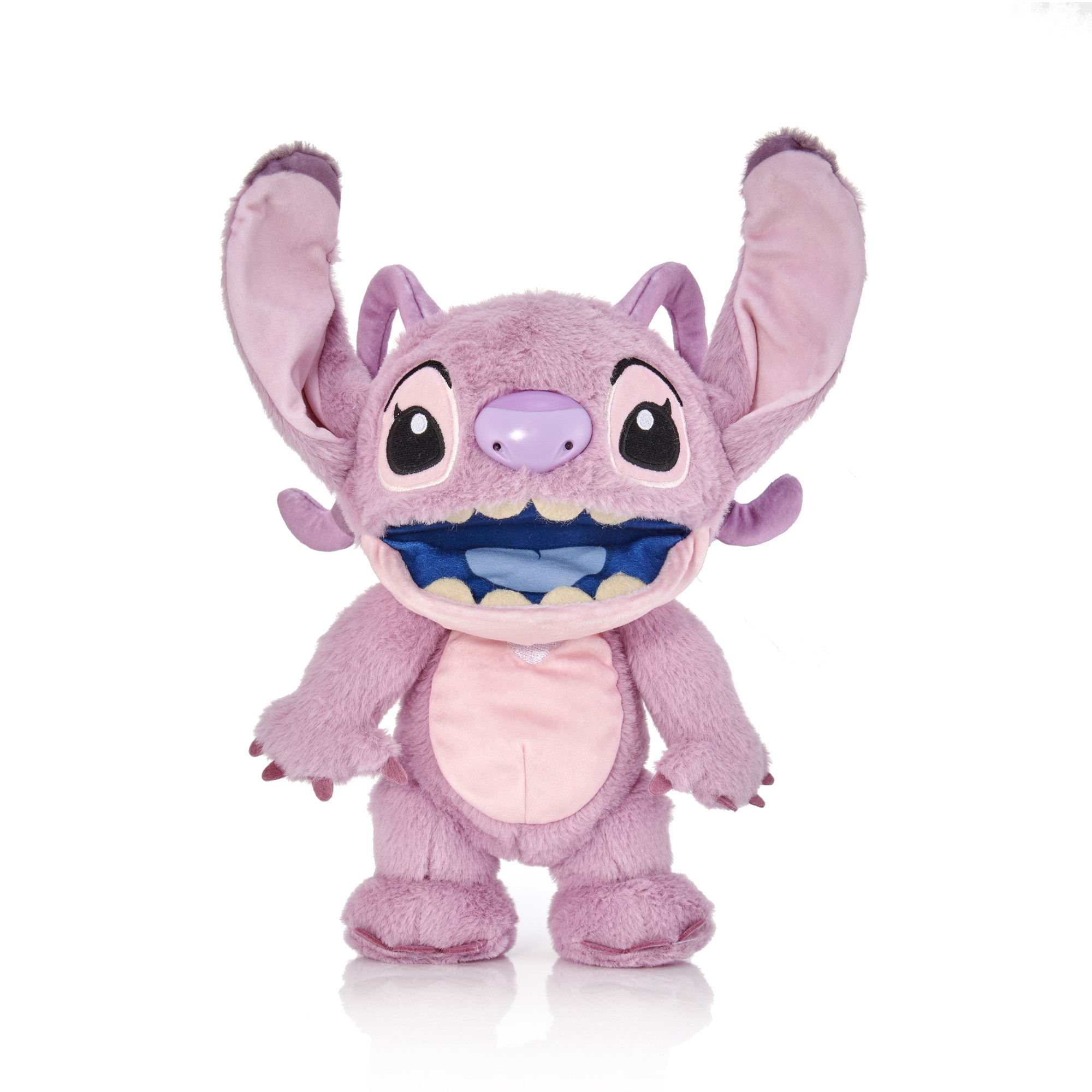 Peluche stitch angel interattivo 30 cm - parlante e reattivo al tocco - Disney Stitch