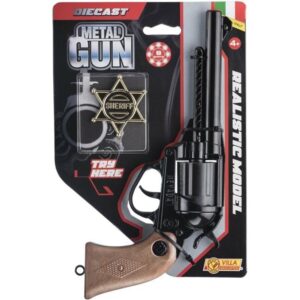 Villa giocattoli pistola giocattolo metallico gun nevada try me 61570 - -- No Brand --