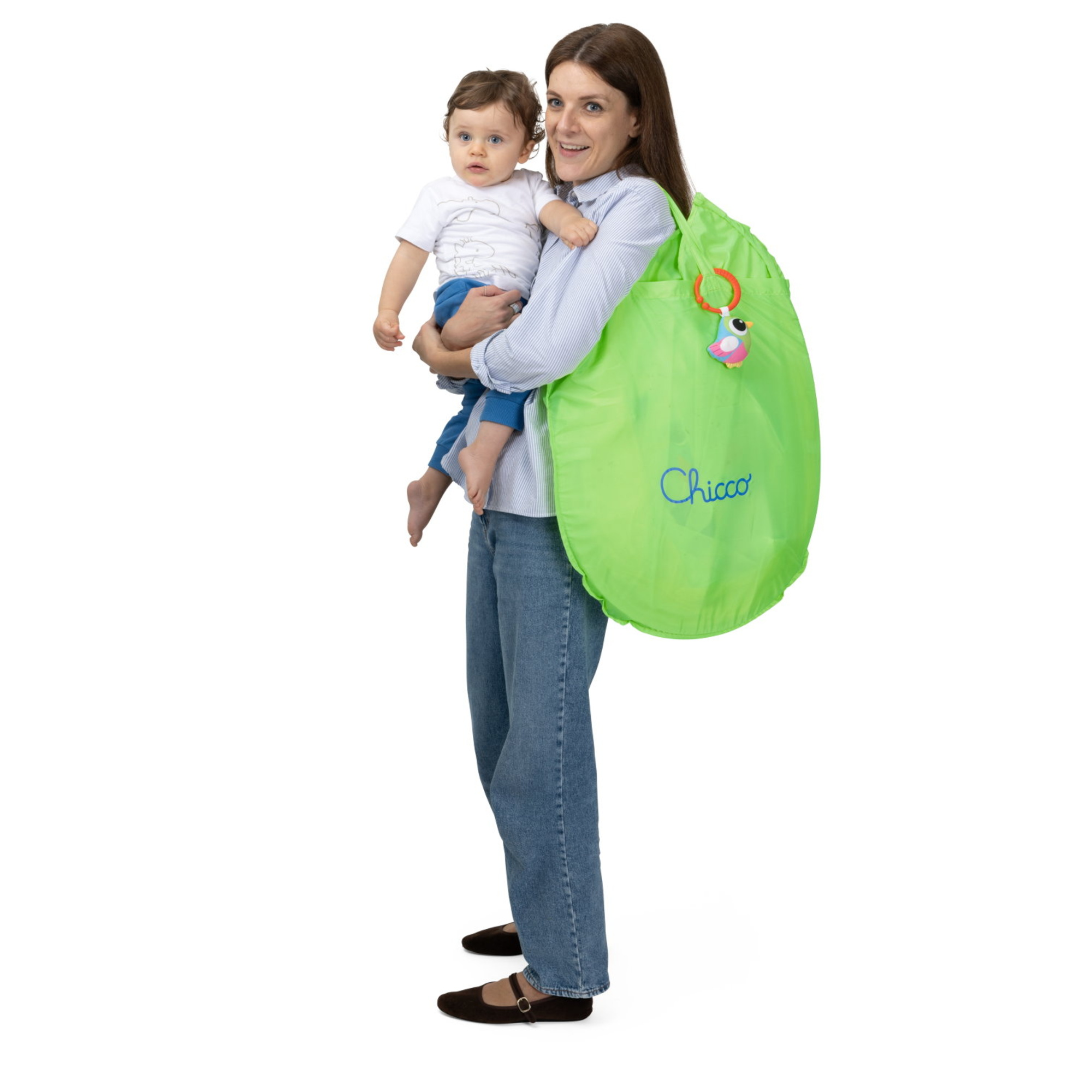 Palestrina in&out playgym evolutiva per bambini - area gioco panda, cappottina protezione sole e vento - 0m+ -chicco - Chicco