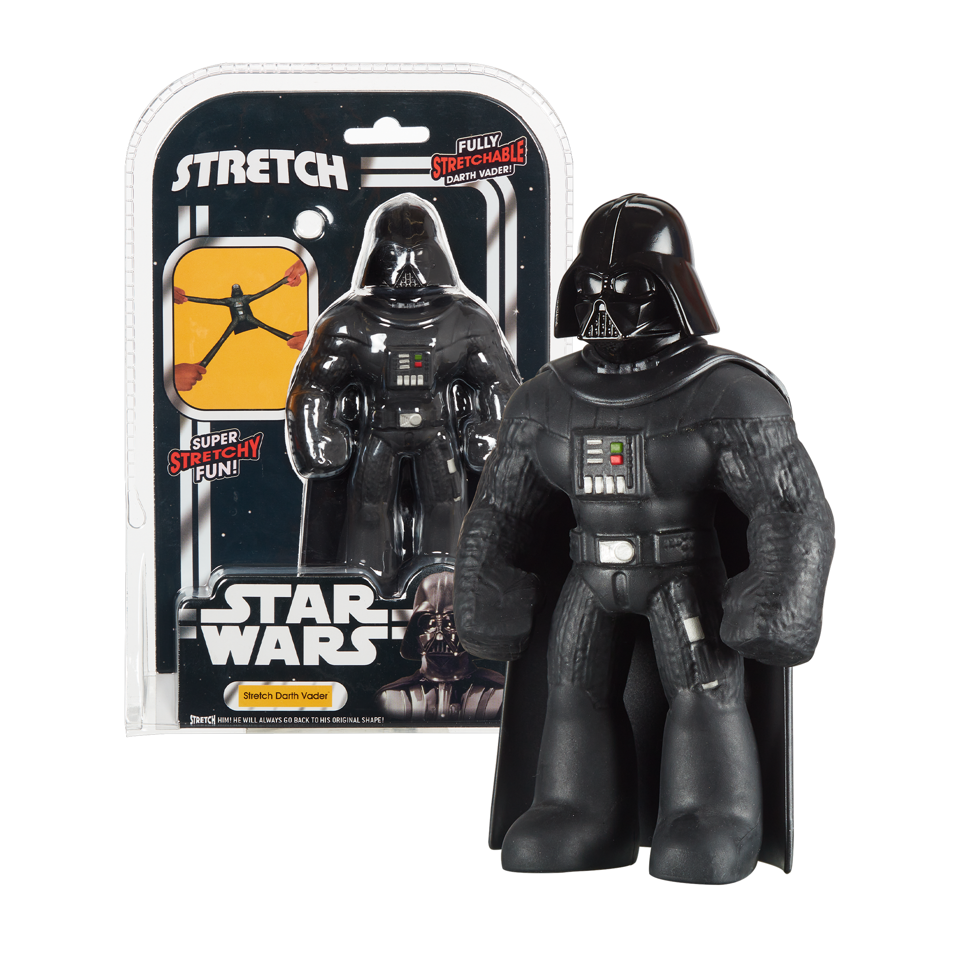 Darth vader star wars - personaggio stretch  alto 25 cm - ROCCO GIOCATTOLI