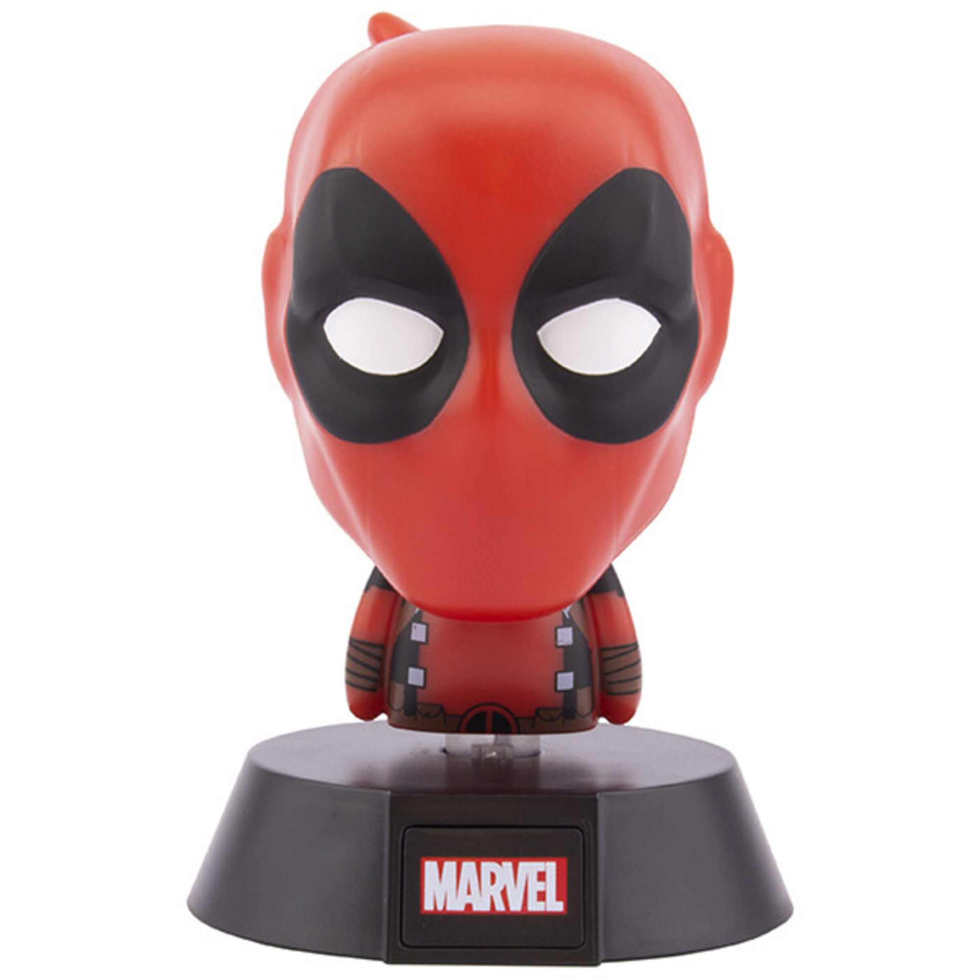 Lampada deadpool icons 11 cm – design iconico con licenza ufficiale, accessorio decorativo per collezionisti - Avengers