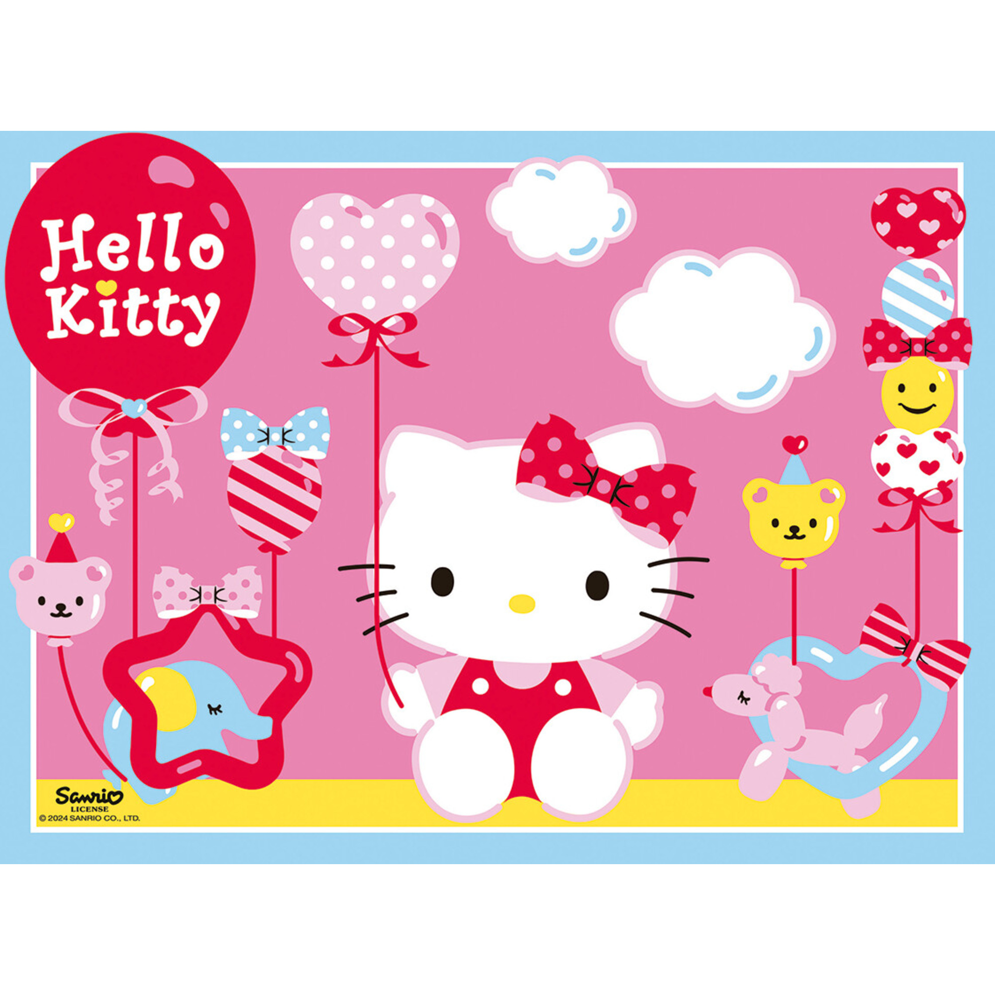 Ravensburger - puzzle hello kitty, set 4 in 1: 12, 16, 20, 24 pezzi -età 3+ anni - Hello Kitty
