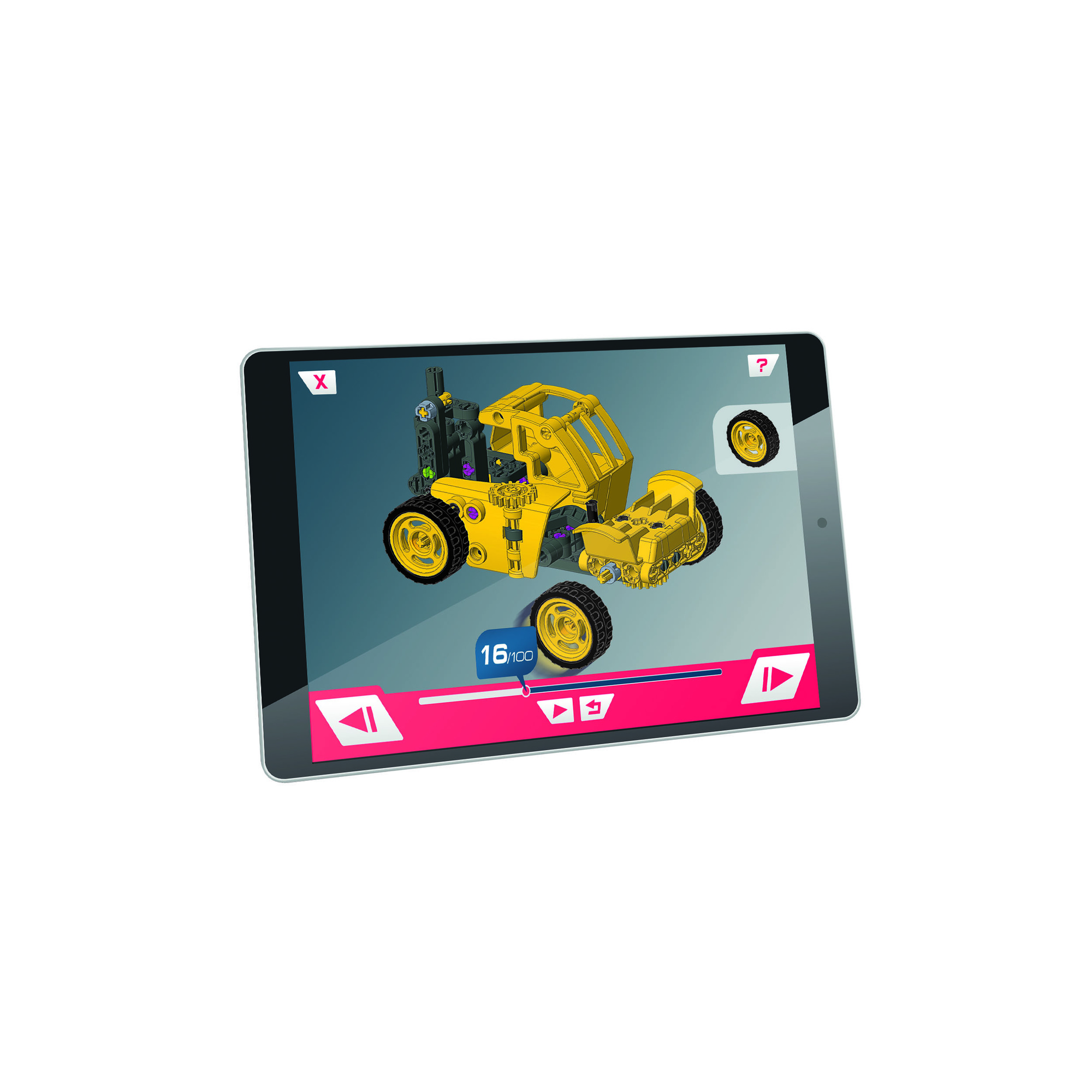 Clementoni scienza & gioco telehandler truck 19405 – giocattolo camion telehandler - CLEMENTONI