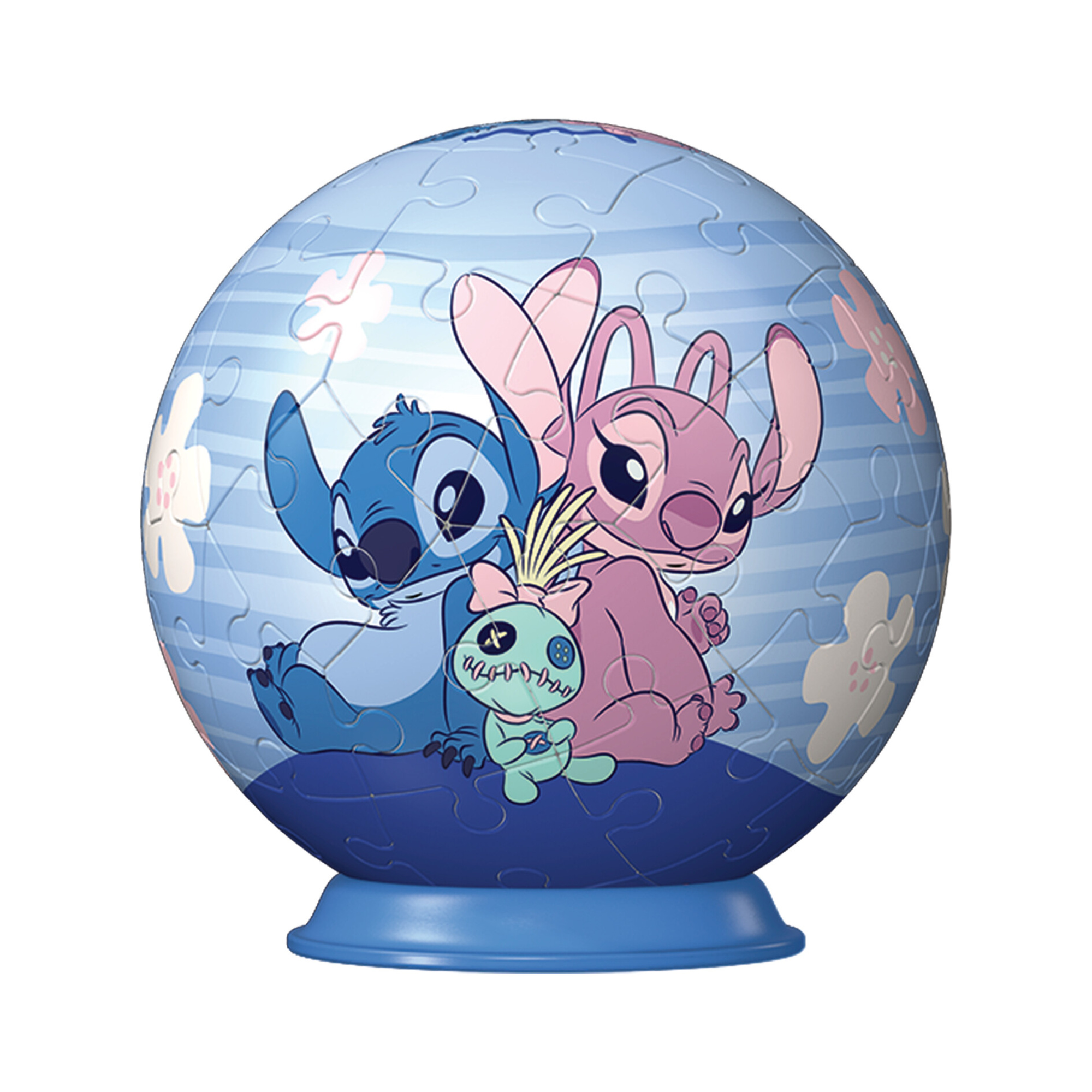 Ravensburger 3d puzzle disney stitch & angel - 54 pezzi - coppia iconica 6+ anni - Disney Stitch