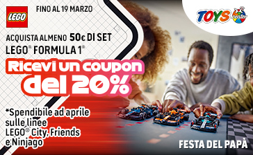 RICEVI UN COUPON DEL 20% SU SET LEGO SELEZIONATI