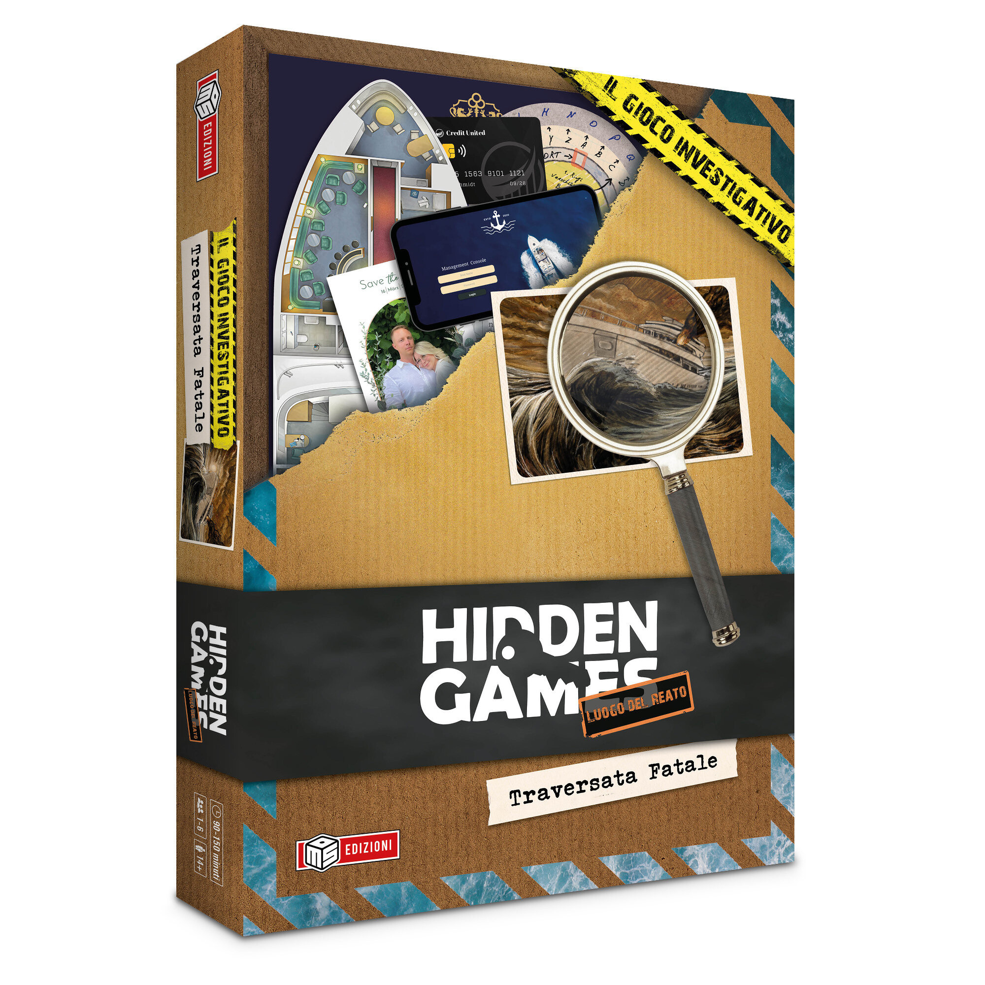 Hidden games – luogo del reato: un’avventura investigativa per tutta la famiglia - 1-6 giocatori 14+ - 