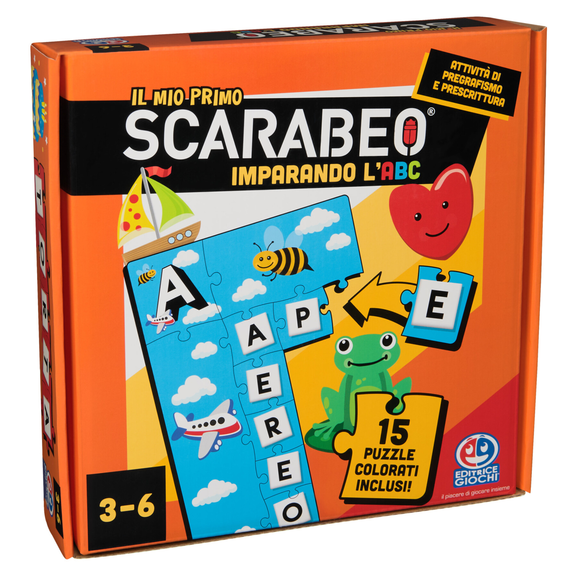 Editrice giochi, il mio primo scarabeo abc – gioco educativo con parole e lettere - SCARABEO