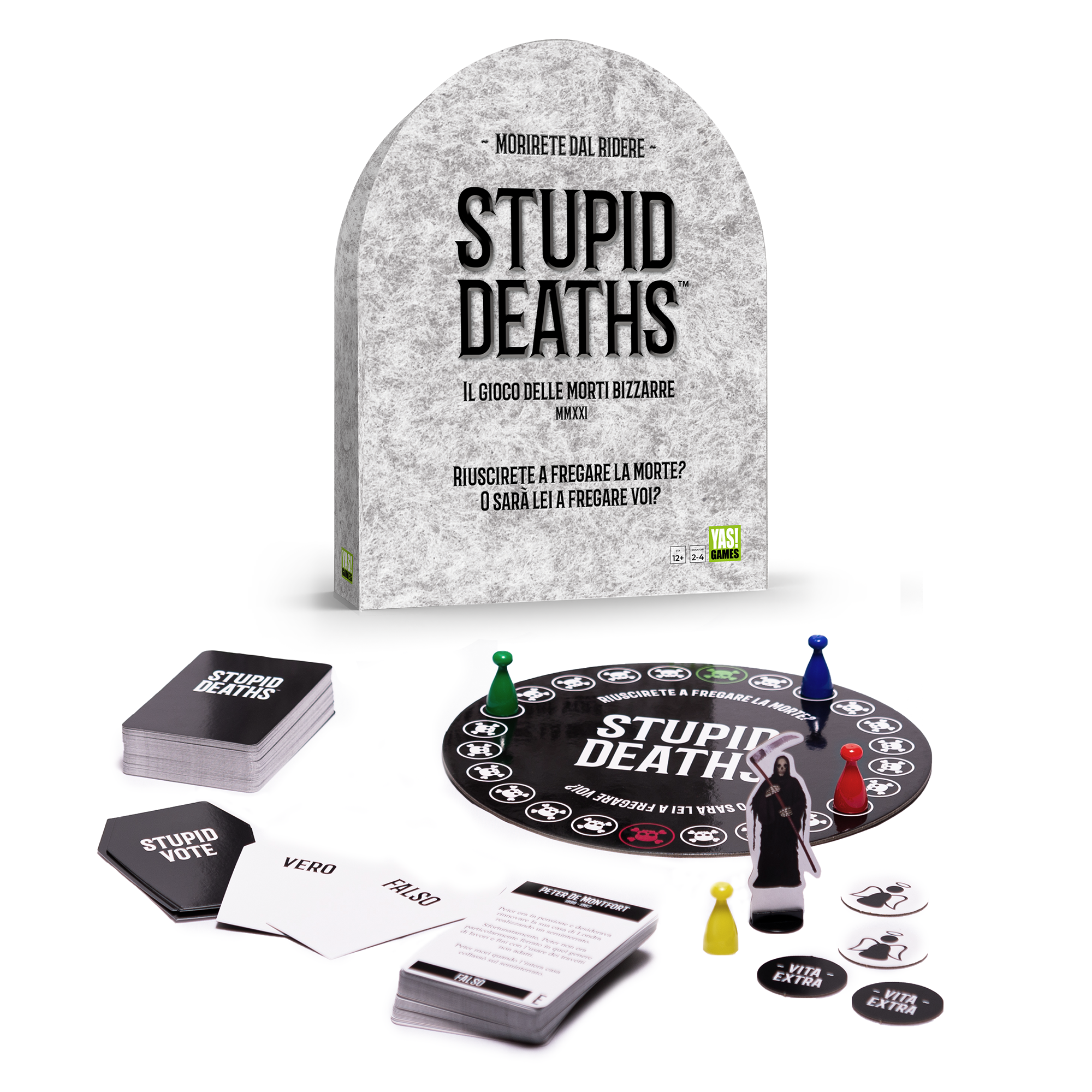 Stupid deaths - yas!games - l'unico in italiano - party games - ROCCO GIOCATTOLI