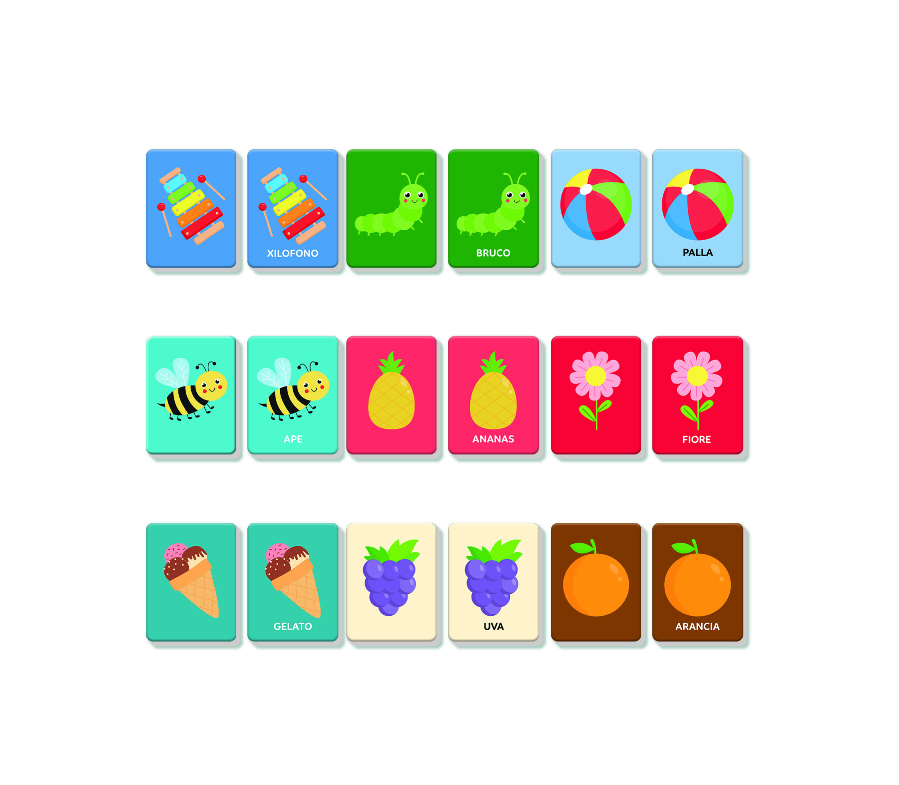 Clementoni - montessori flashcards baby - primo memo - 16830 - SAPIENTINO
