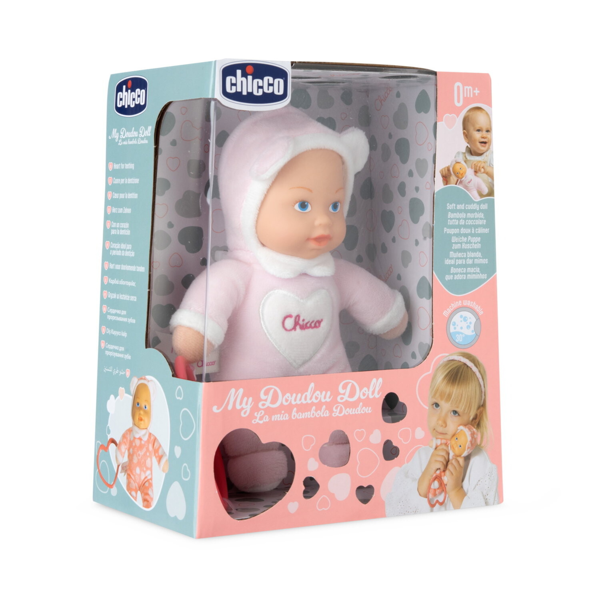 Mini doll rosa – mini bambola per bambini, 0+ mesi - chicco - Chicco