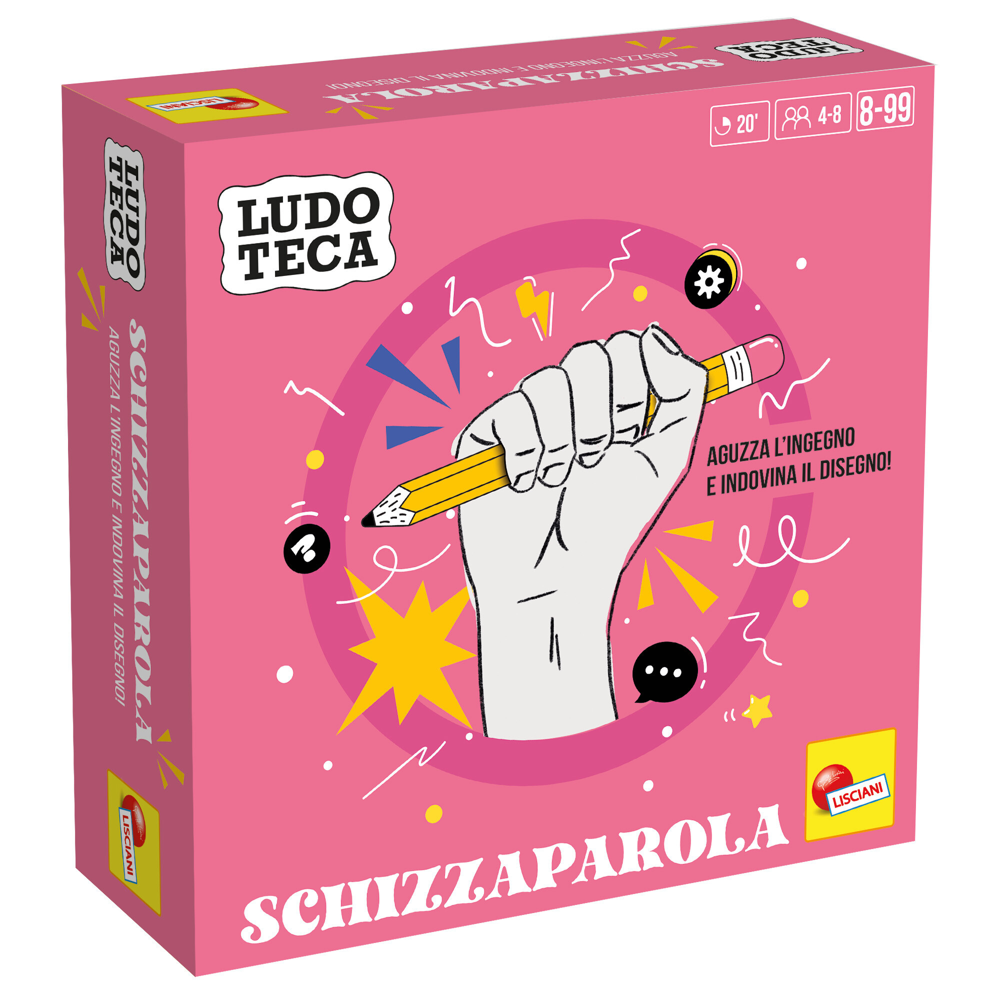 Ludoteca pocket schizzaparola – sfida di parole in edizione tascabile - LISCIANI