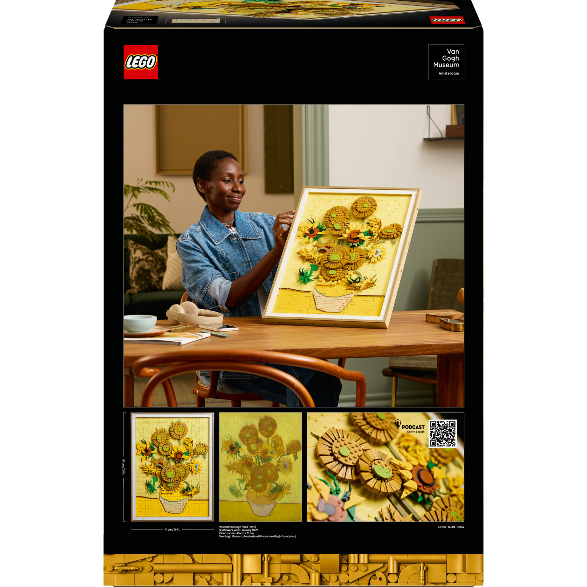Lego art 31215 van gogh girasoli - quadro 3d da costruire, regalo adulti - LEGO Art, Lego