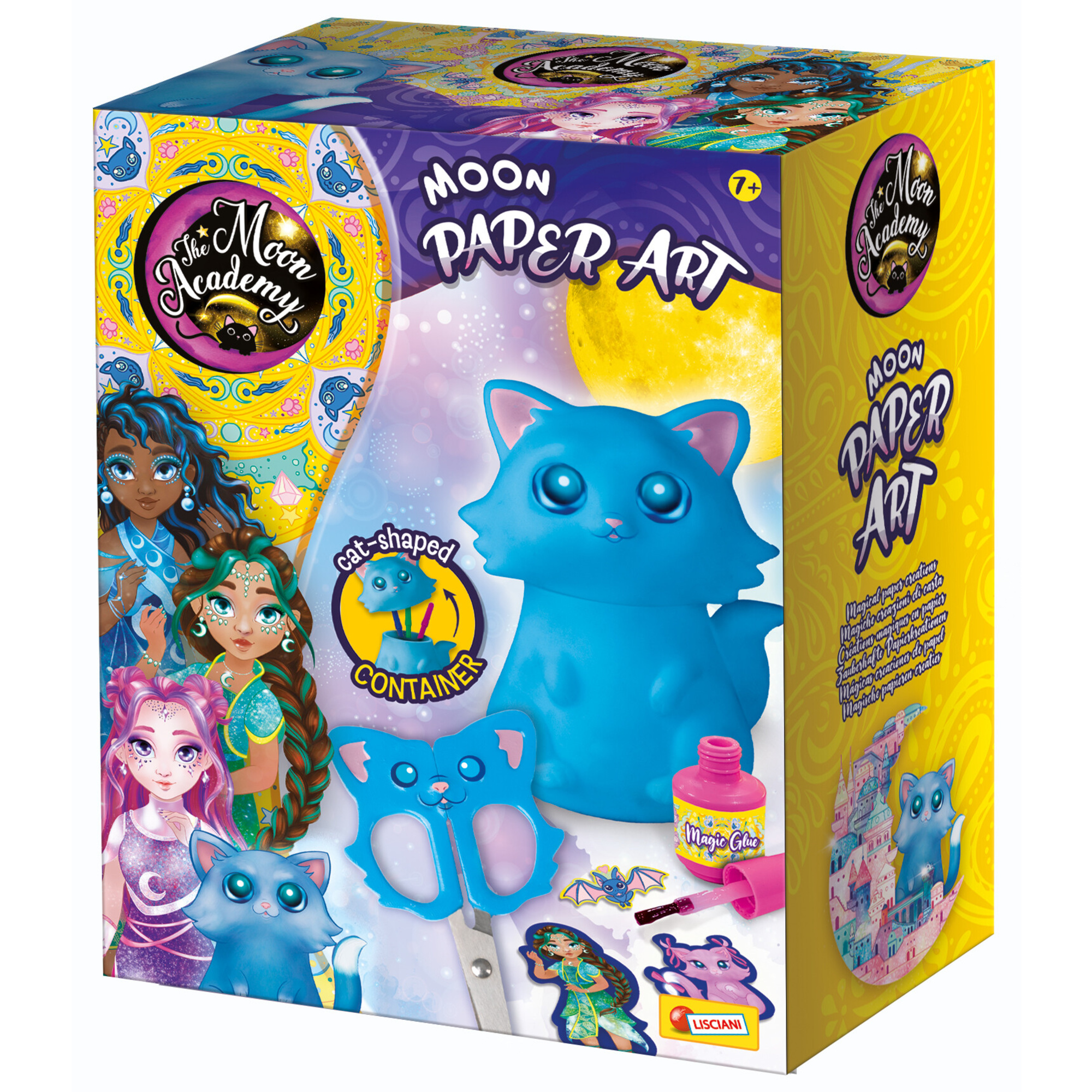 Moon academy paper moon – kit creativo con carte artistiche a tema lunare - LISCIANI