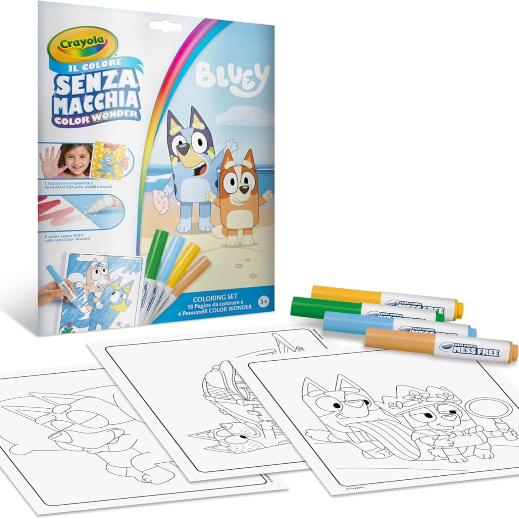 Color wonder, set paw patrol  con 18 pagine da colorare e 4 pennarelli - Paw Patrol