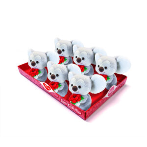 Peluche singolo trudino koala fiori rossi - trudi - Trudi