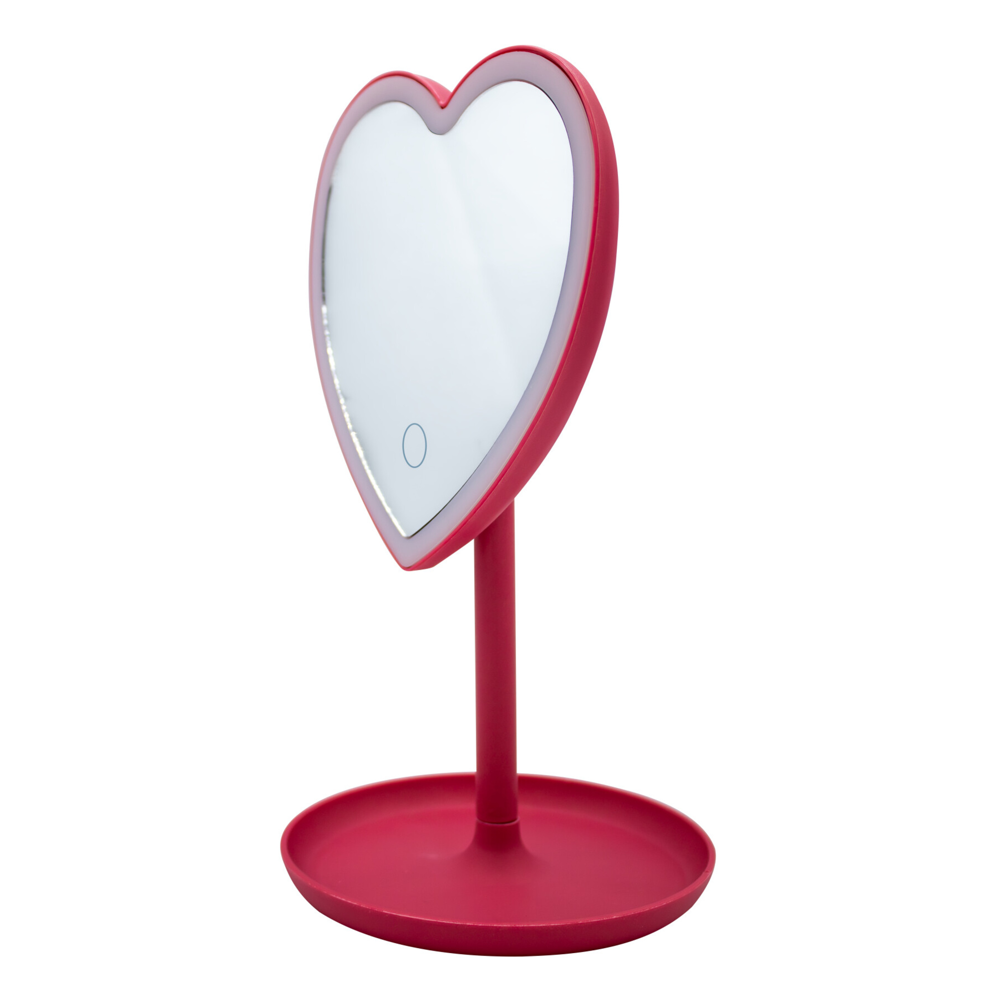 Specchio led make up a forma di cuore – specchiera luminosa per bambine e teen - IBS