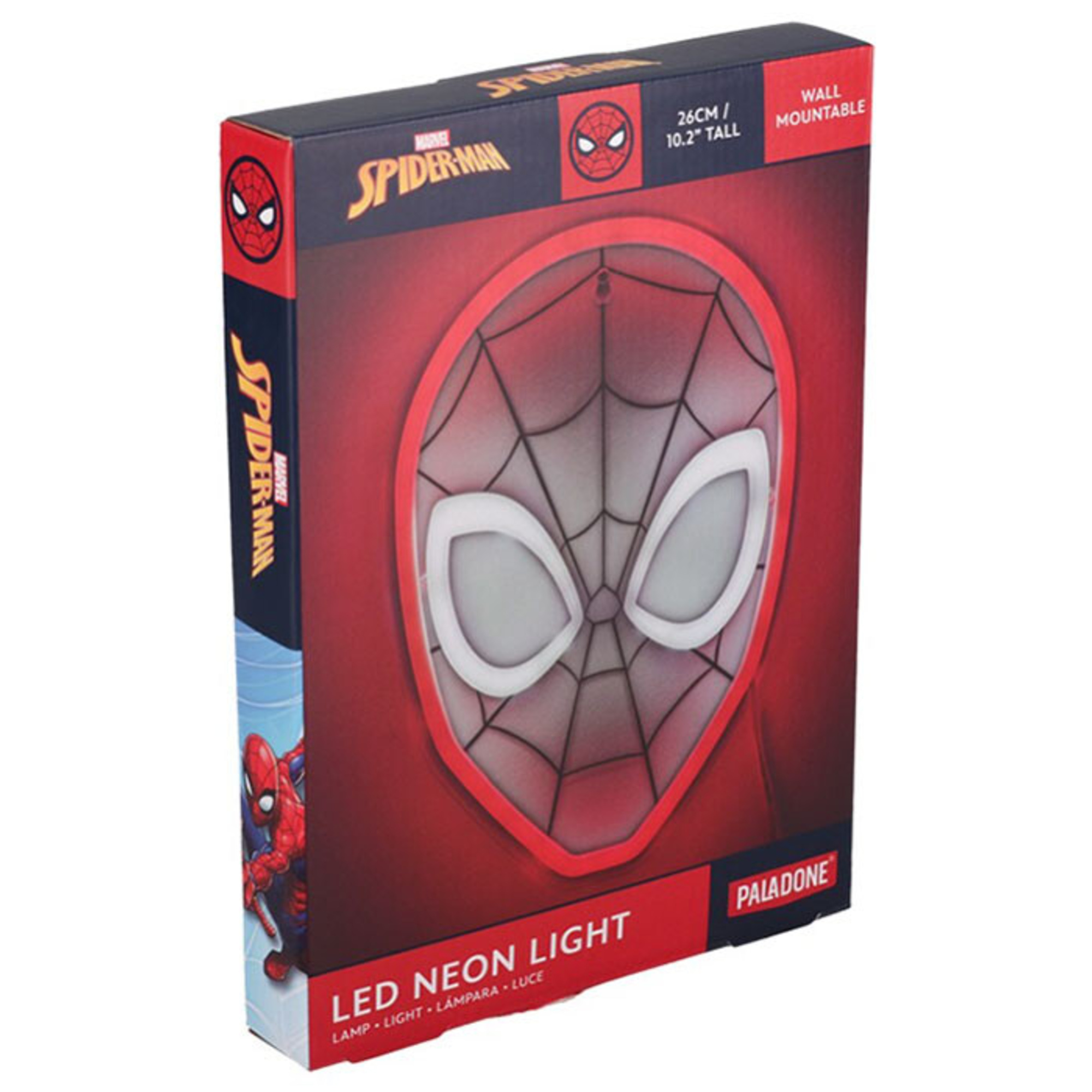 Lampada da collezione paladone neon da muro spider man - Spiderman