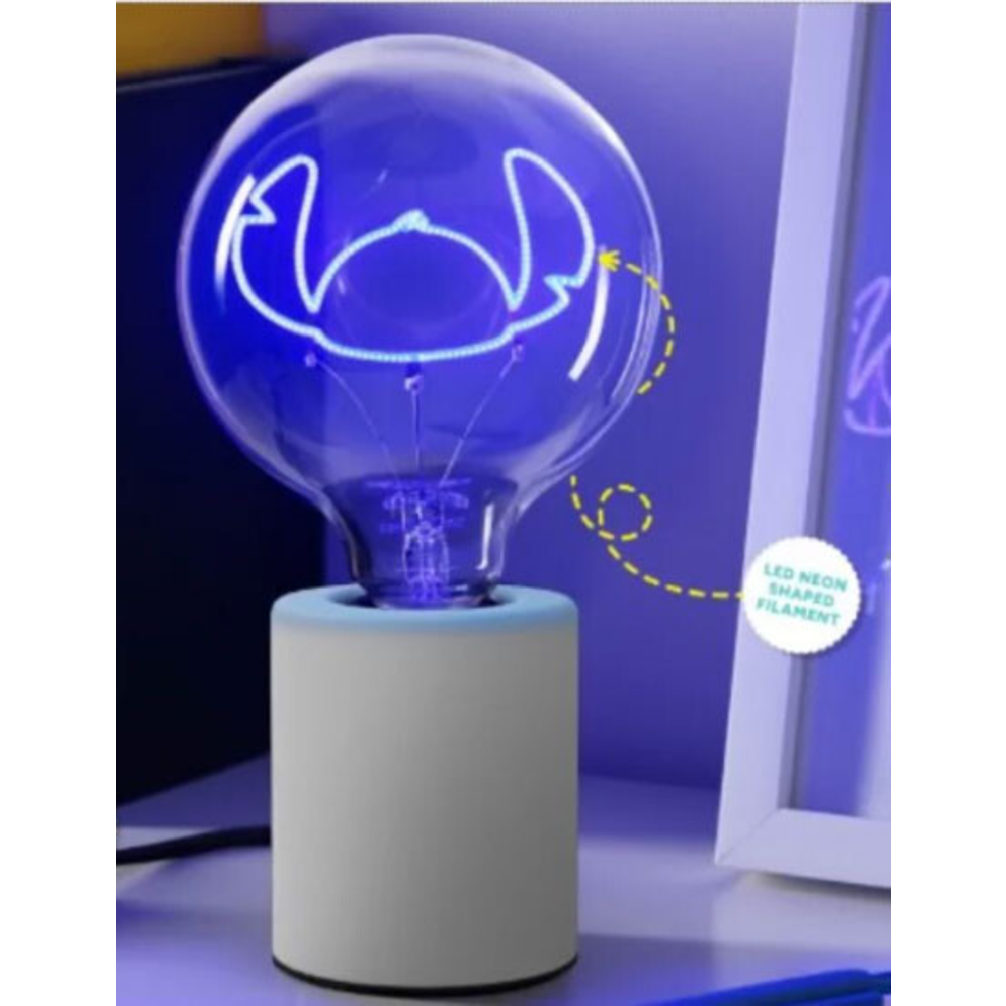 Lampada da collezione neon bulb disney stitch - Disney Stitch