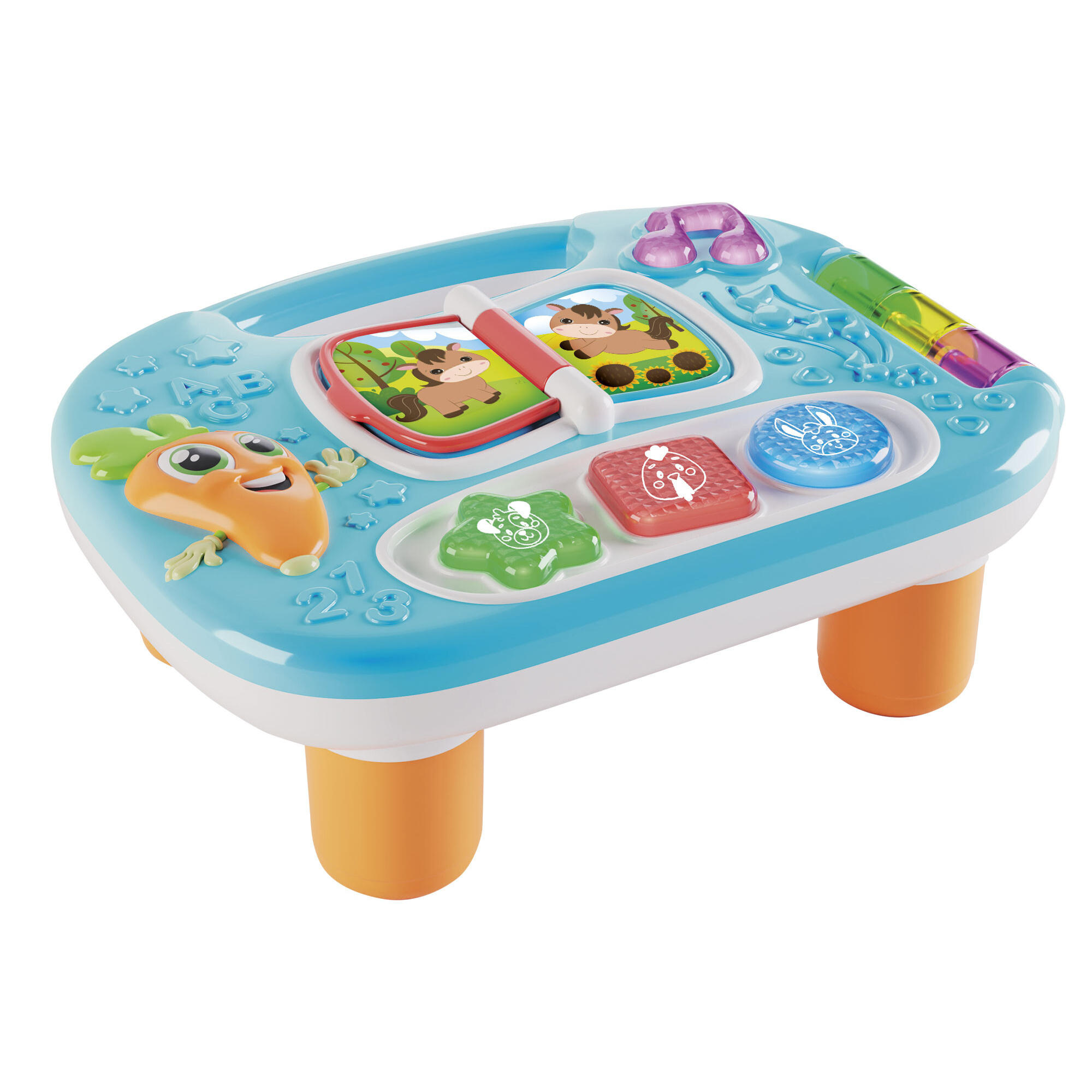 Carotina mini tavolino educativo fattoria – attività interattive per bambini - LISCIANI
