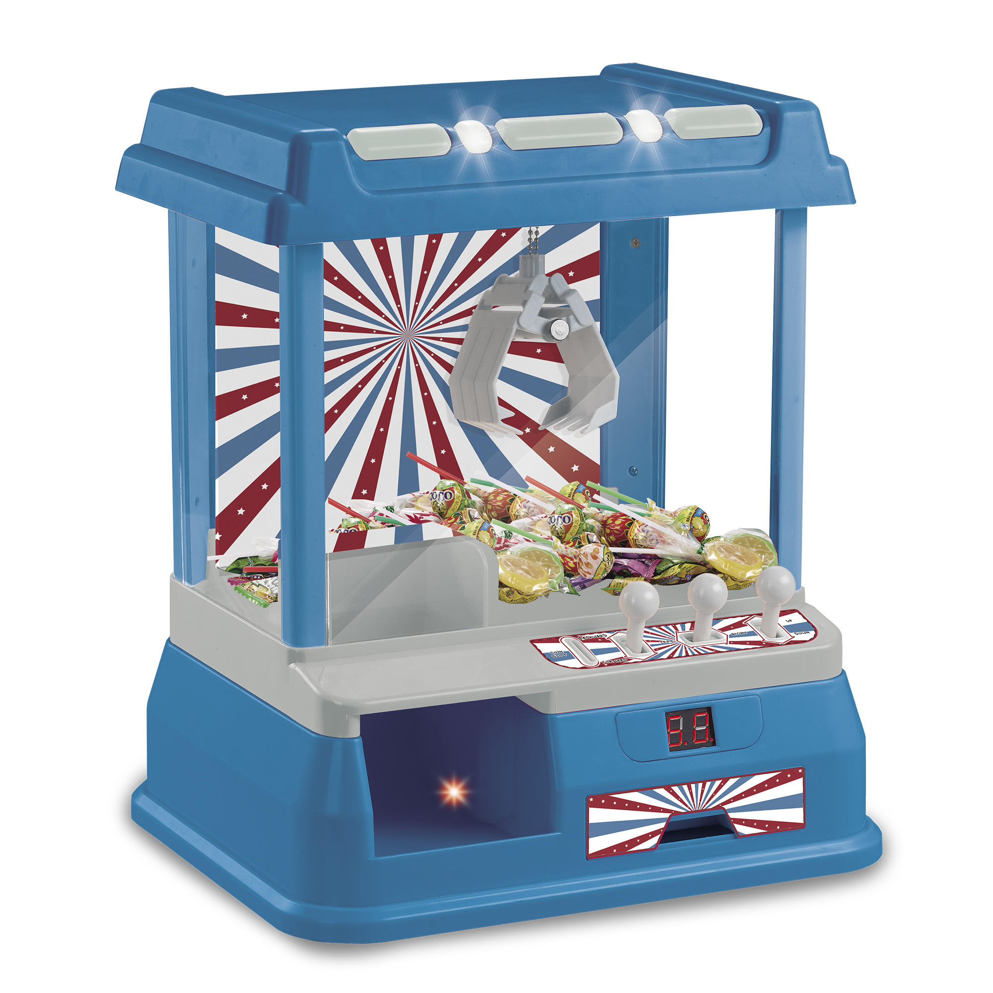 Mini macchina acchiappapremi surprise machine – gioco interattivo con luci e suoni, capsule e timer - zig zag - ZIG ZAG