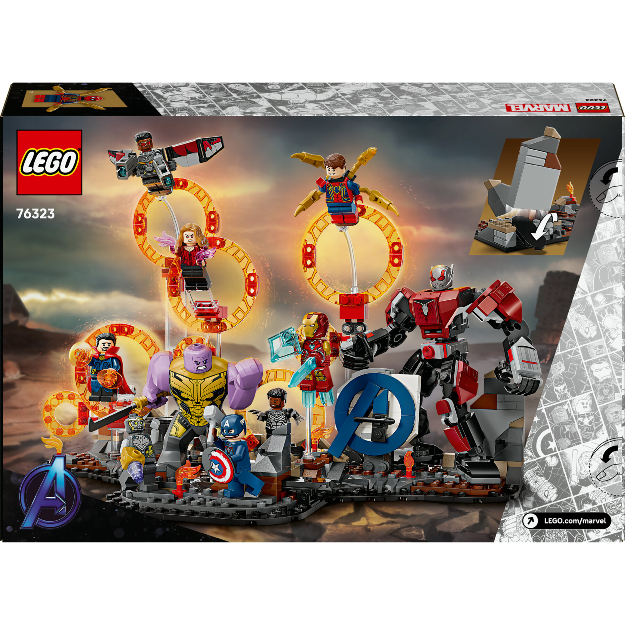 Lego marvel 76323 battaglia finale avengers endgame - 10 personaggi - 10+ - LEGO SUPER HEROES