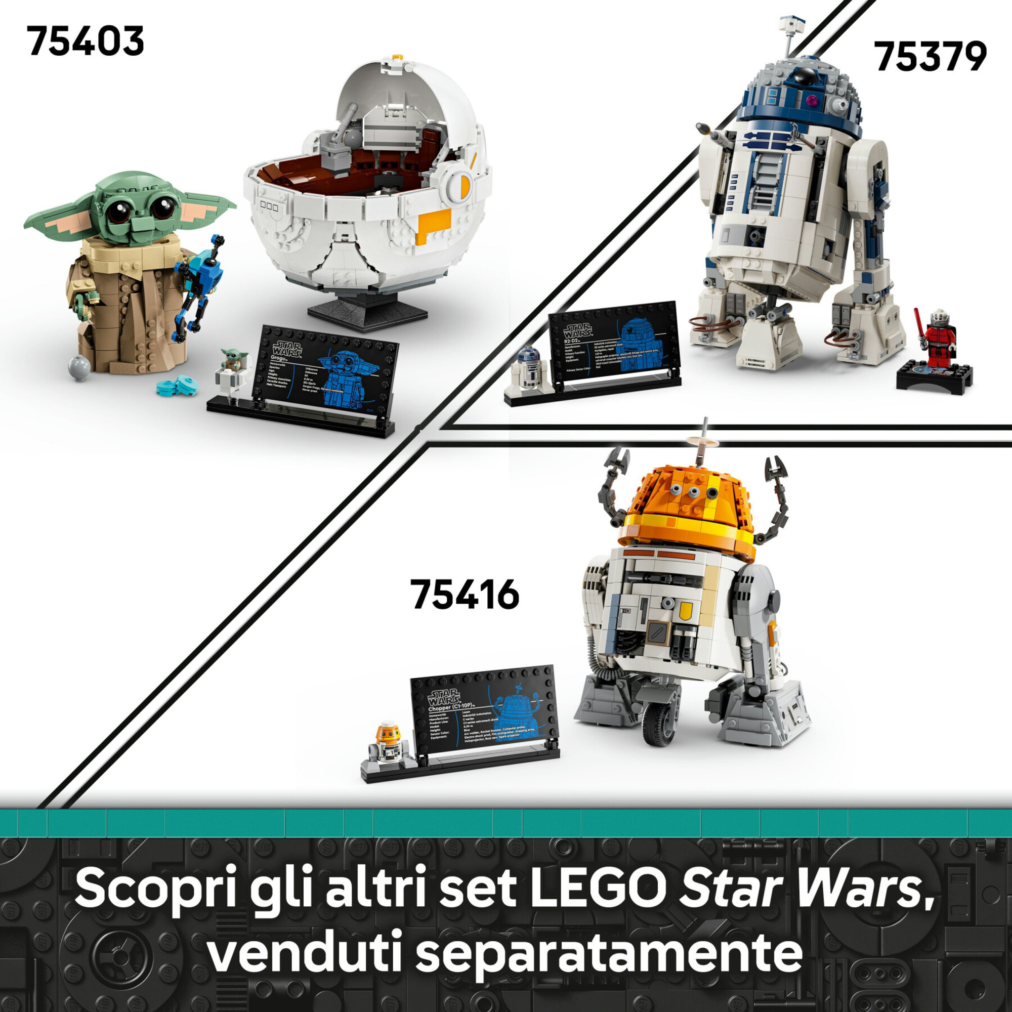 Lego star wars 75416 droide chopper - robot giocattolo da costruire 10+ - LEGO STAR WARS, LEGO® Star Wars™, Star Wars