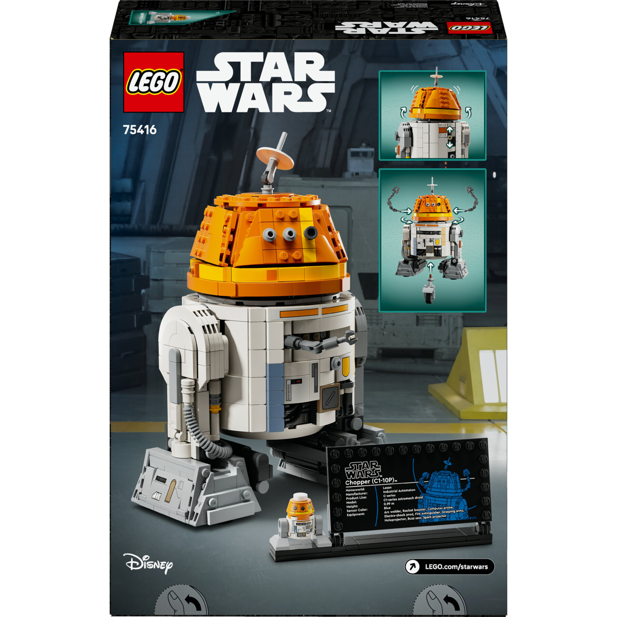Lego star wars 75416 droide chopper - robot giocattolo da costruire 10+ - LEGO STAR WARS, LEGO® Star Wars™, Star Wars