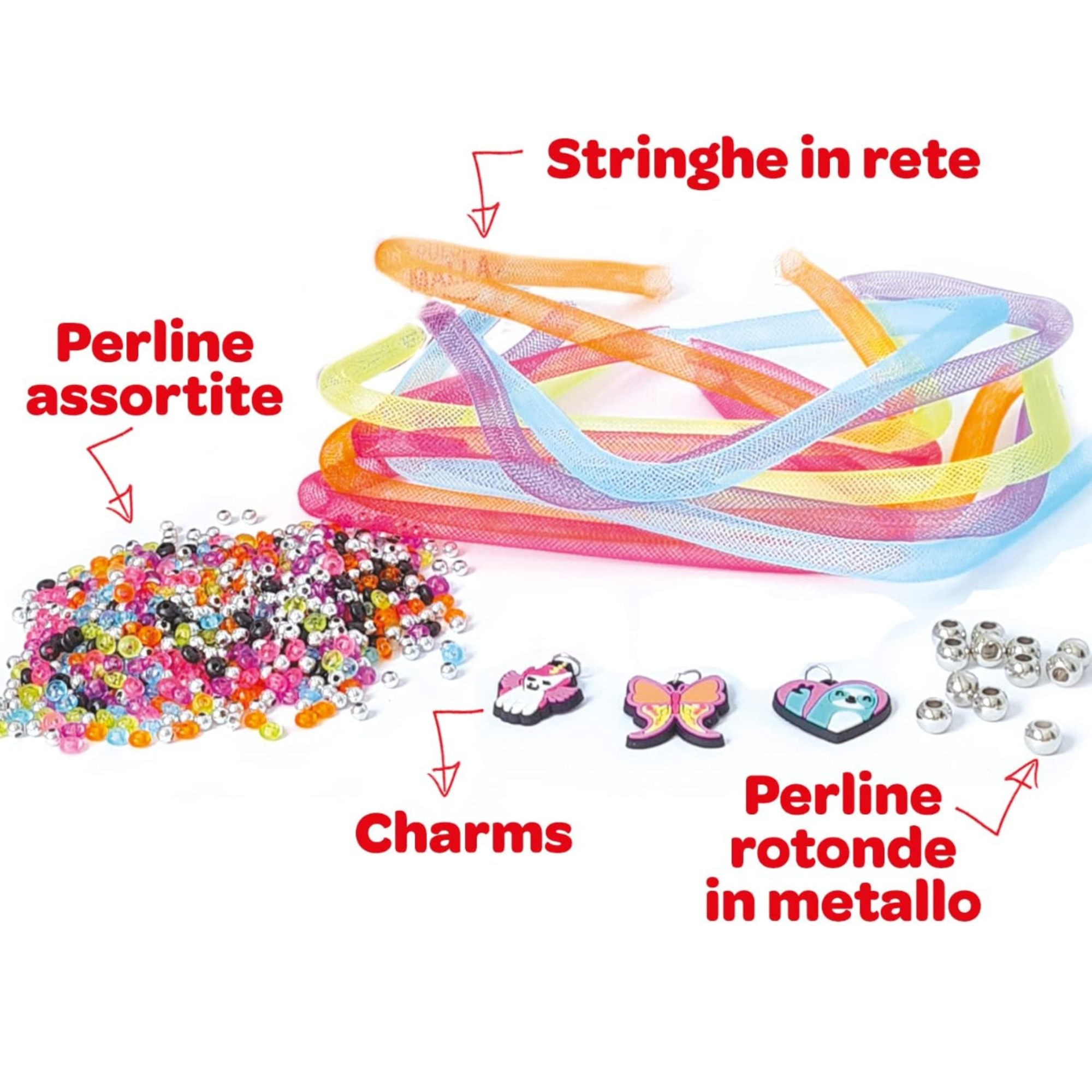 Crayola creations - set crea i tuoi braccialetti unicorn magic, attività creativa e regalo per bambine, da 8 anni - CRAYOLA