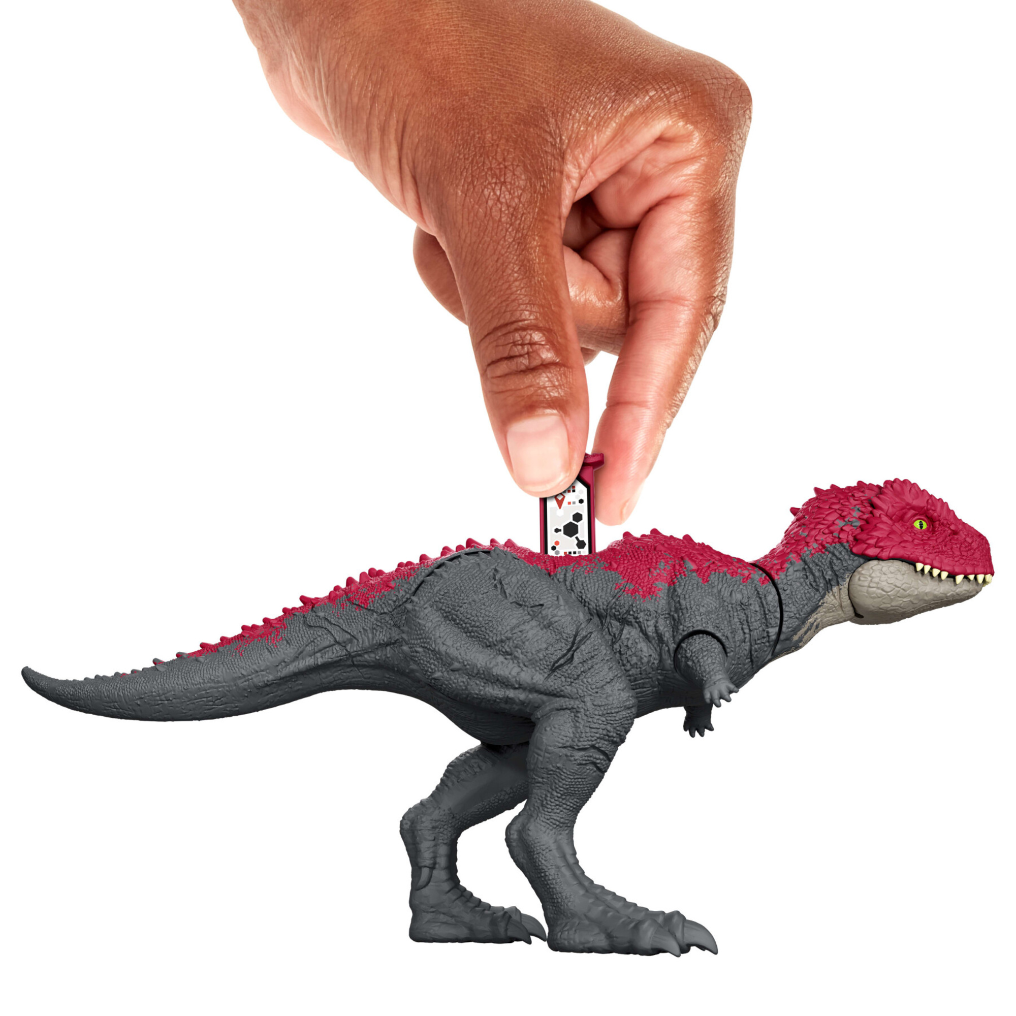 Mattel jurassic world - guemesia pericolo giurassico, dinoasuro snodato con dettagli autentici, specie di medie dimensioni - Jurassic World