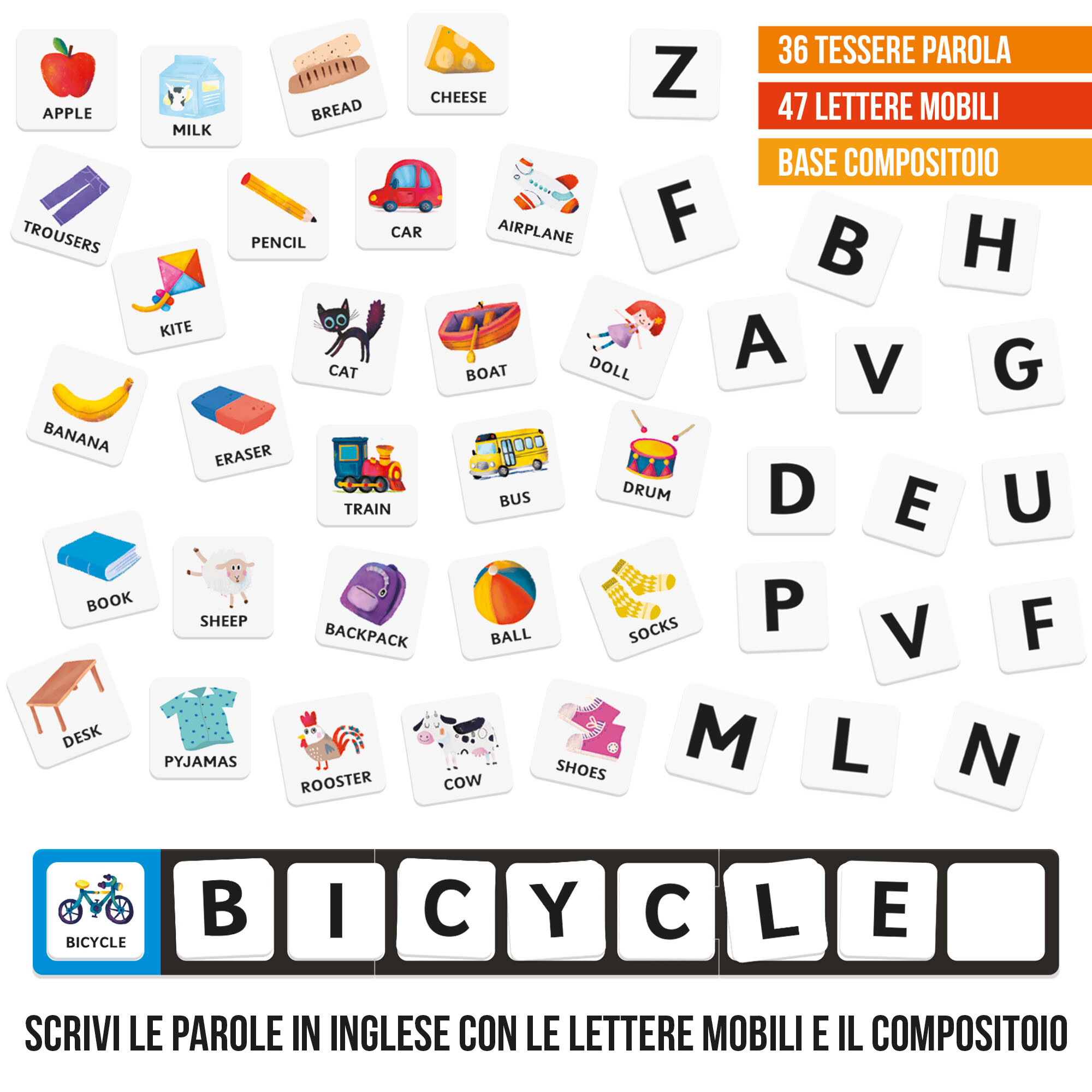 Scrivo & leggo 4.0 first english – gioco interattivo per imparare l’inglese - HEADU