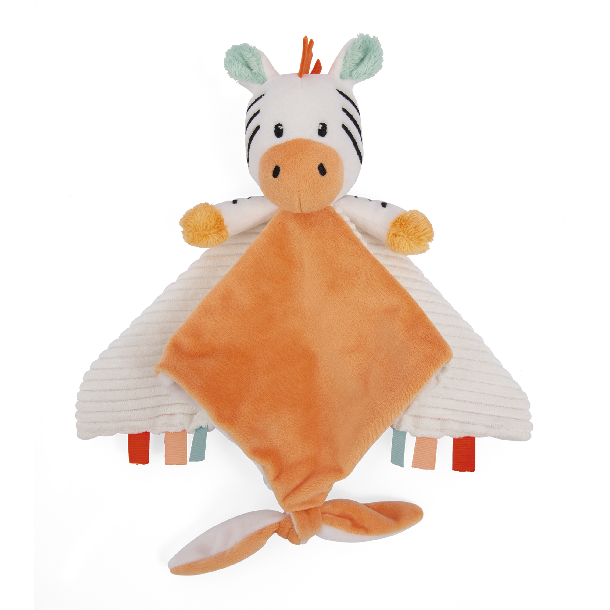 Doudou quadrato zebra zaki - baby smile - BABY SMILE