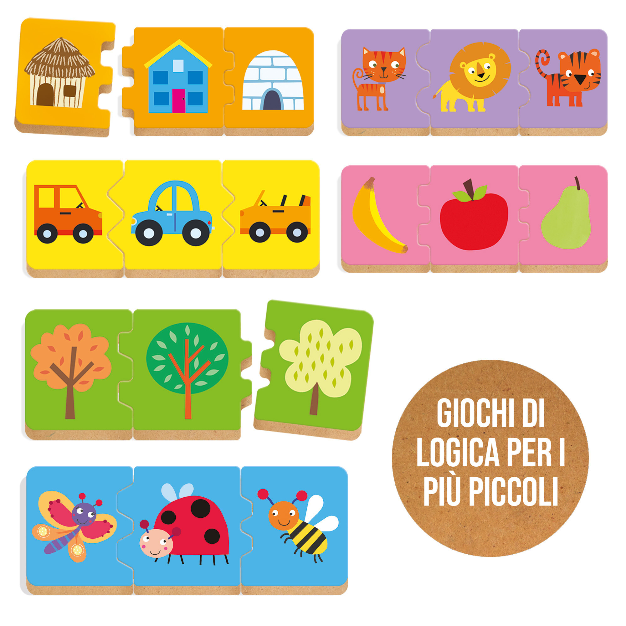 Prime associazioni – ganci didattici per allenare la logica e classificare - 12m+ - headu - HEADU