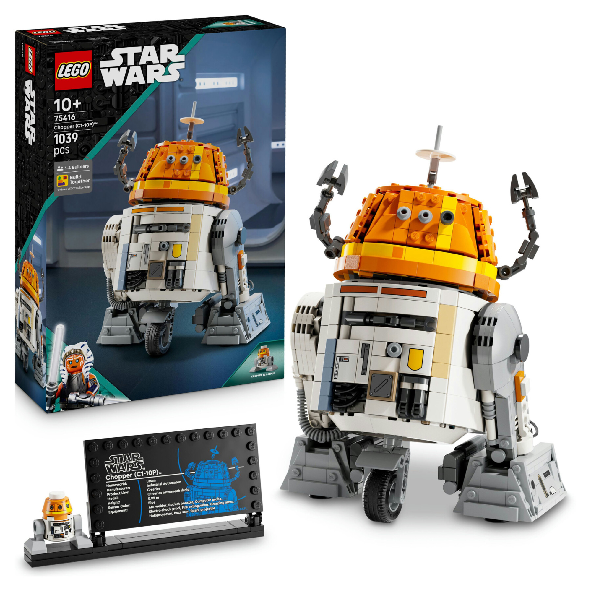 Lego star wars 75416 droide chopper - robot giocattolo da costruire 10+ - LEGO STAR WARS