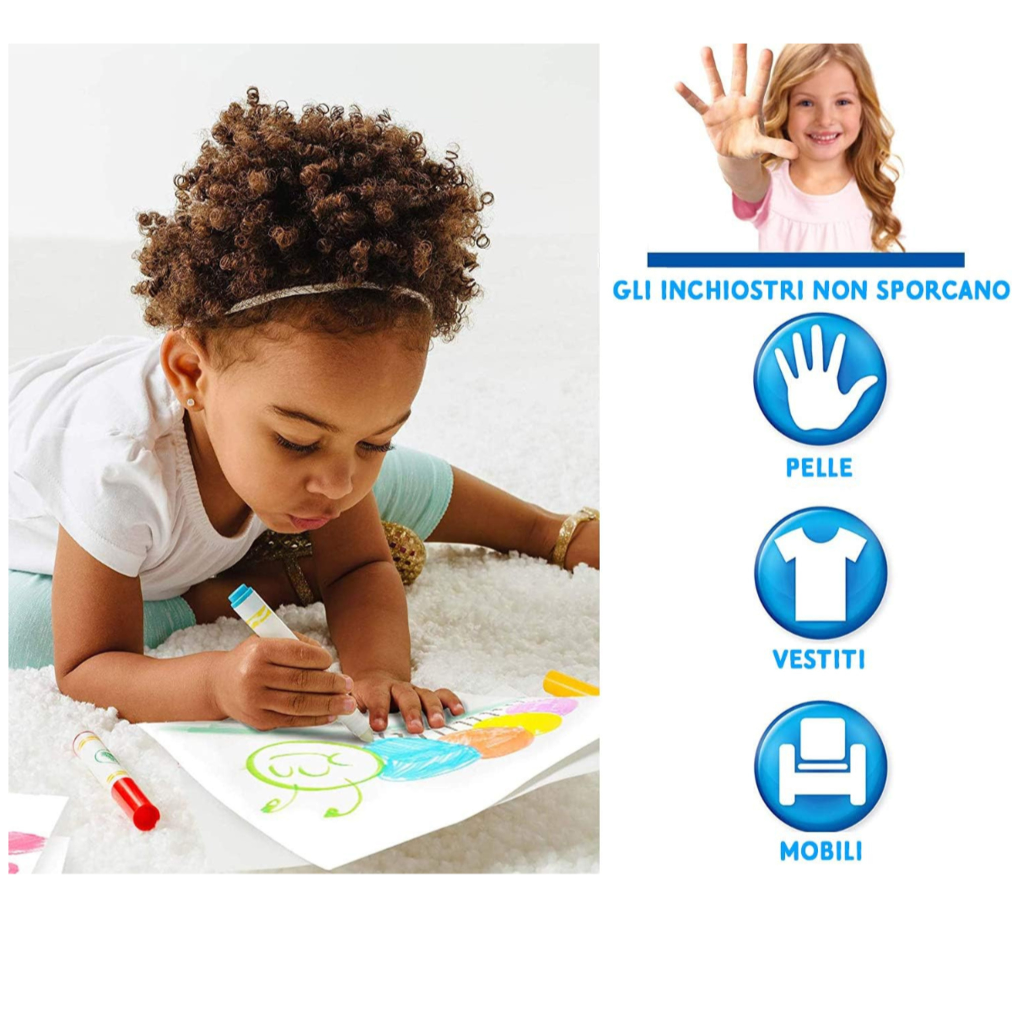 Crayola - color wonder, coloring set con 18 pagine da colorare e 4 pennarelli senza macchia, soggetto paw patrol, attività creativa per bambini - CRAYOLA, Paw Patrol